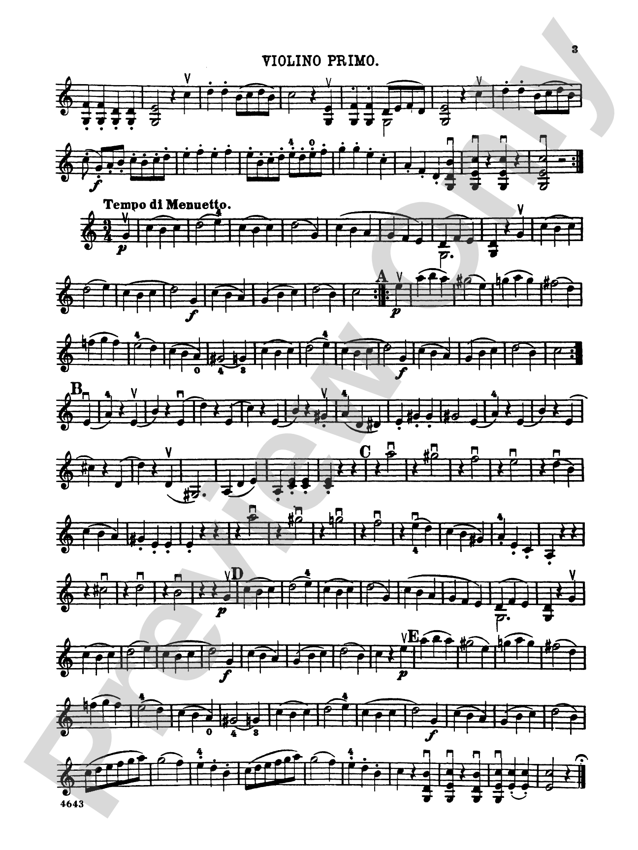 Pleyel: Six Duets, Op. 8: Violin Book