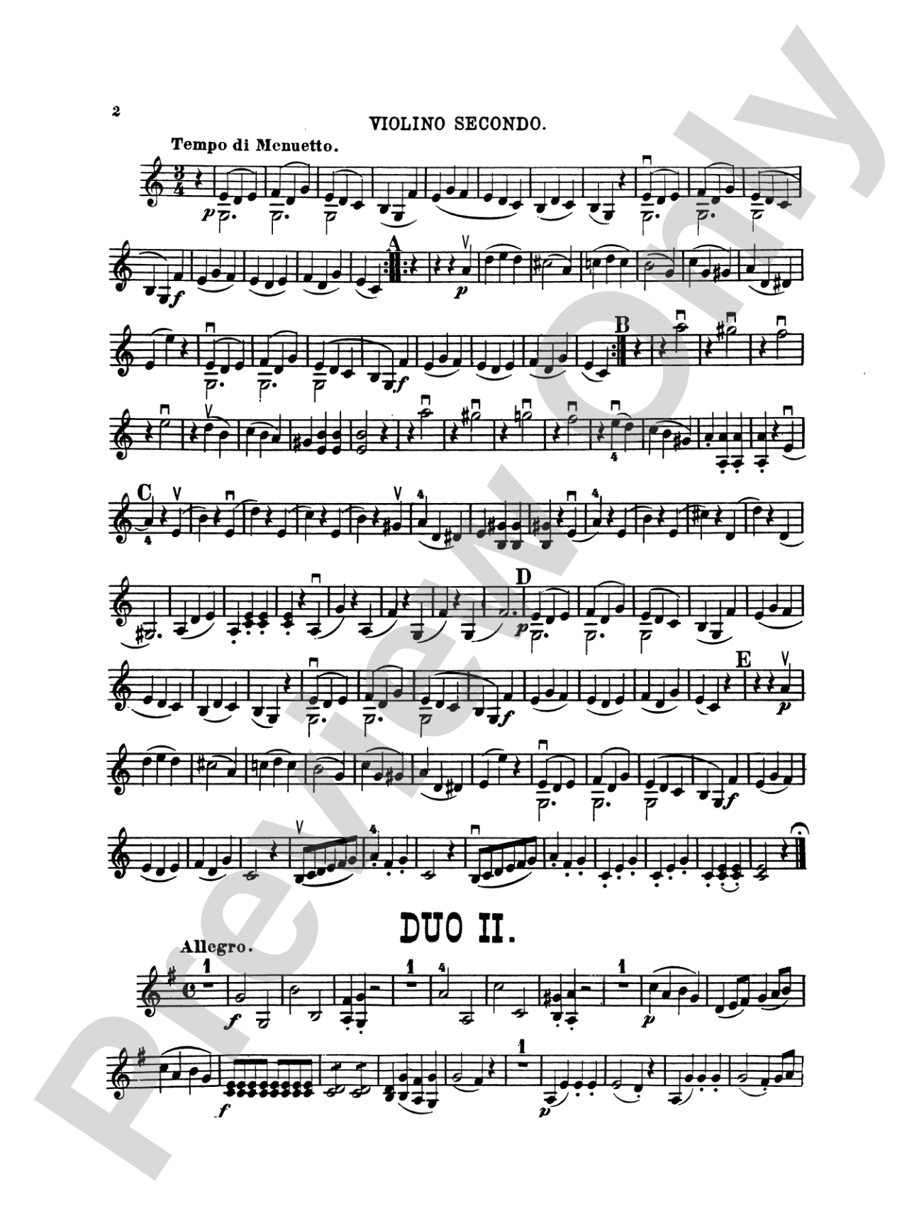 Pleyel: Six Duets, Op. 8
