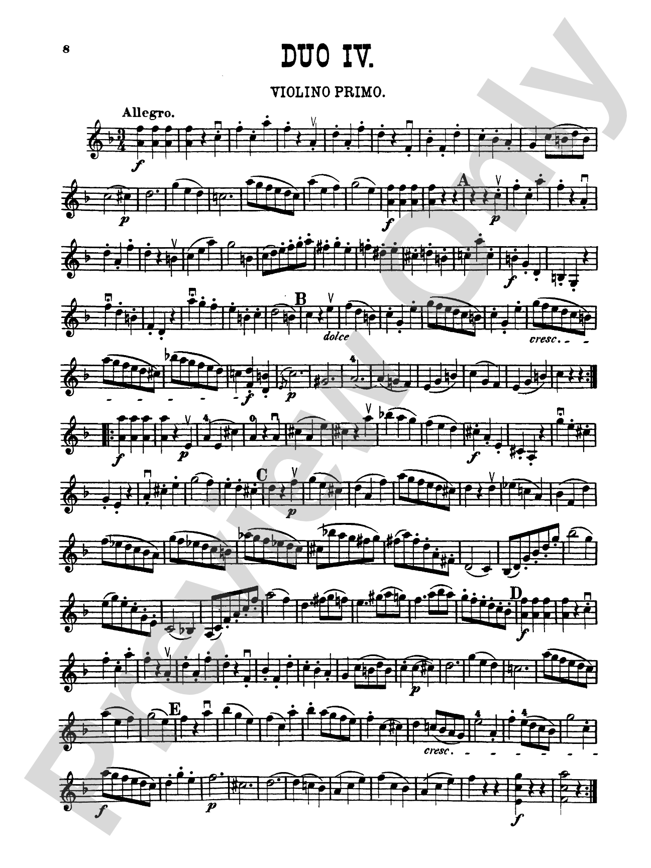 Pleyel: Six Duets, Op. 8