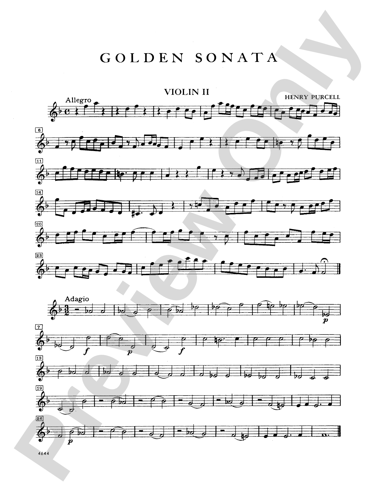 Purcell: Golden Sonata