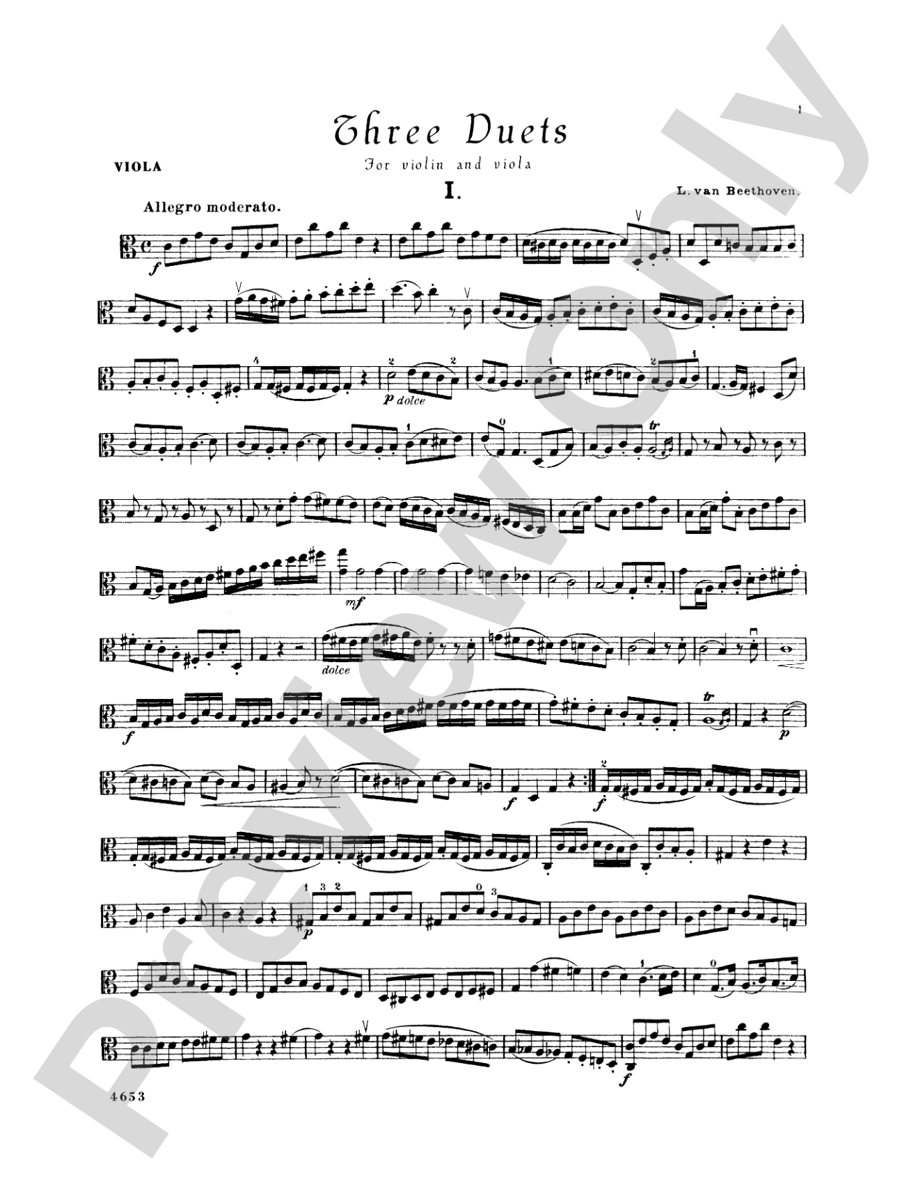 Beethoven: Three Duets