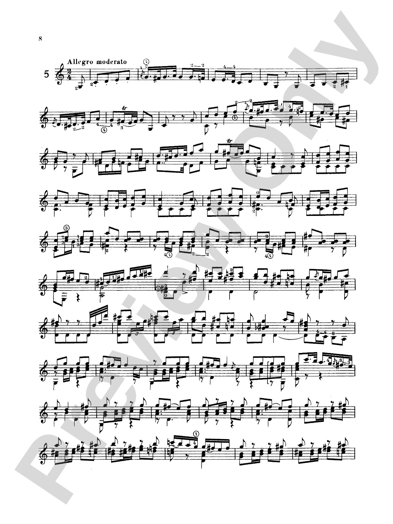 Sor: Twelve Etudes, Op. 29
