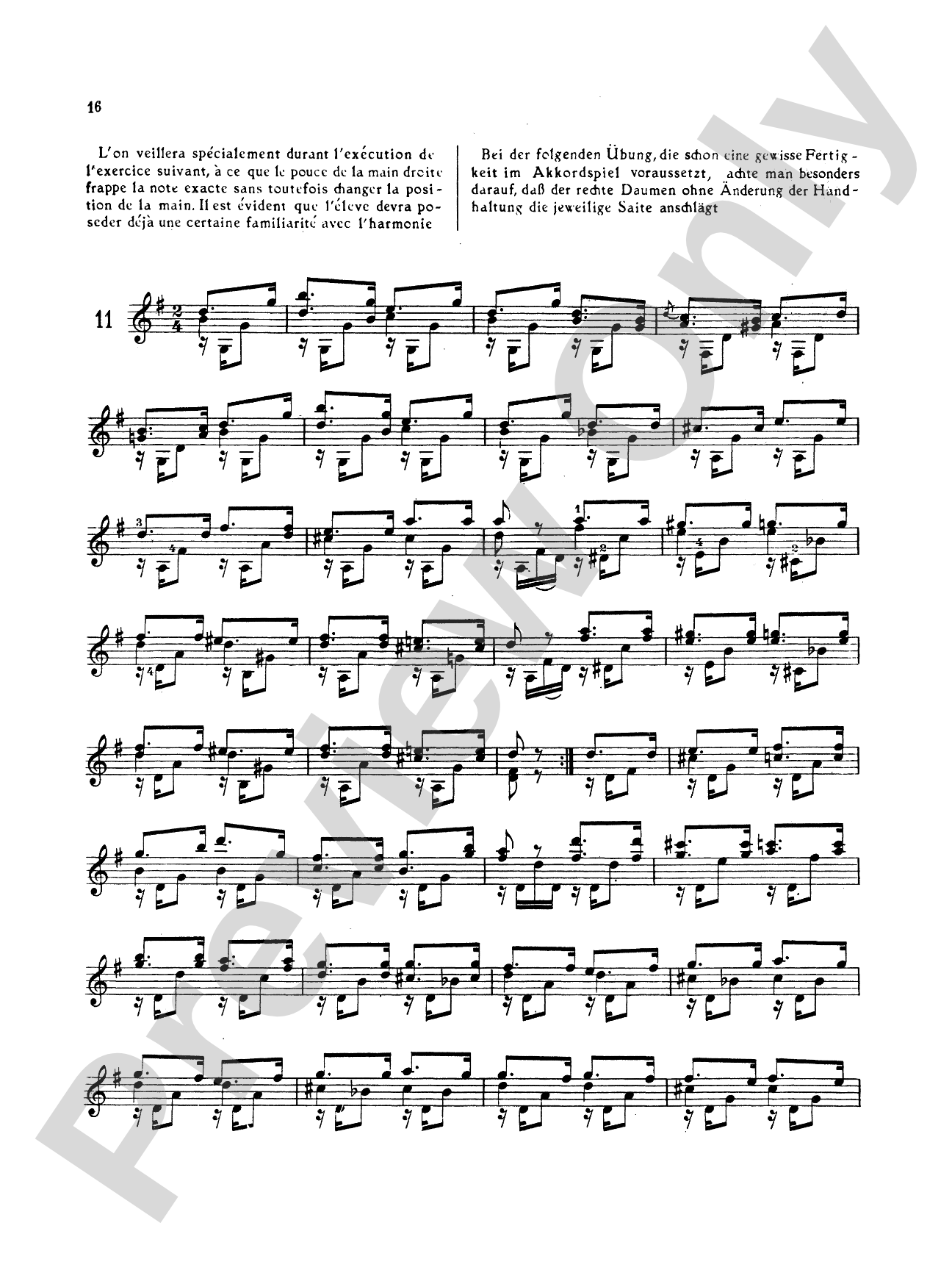 Sor: Twelve Etudes, Op. 29