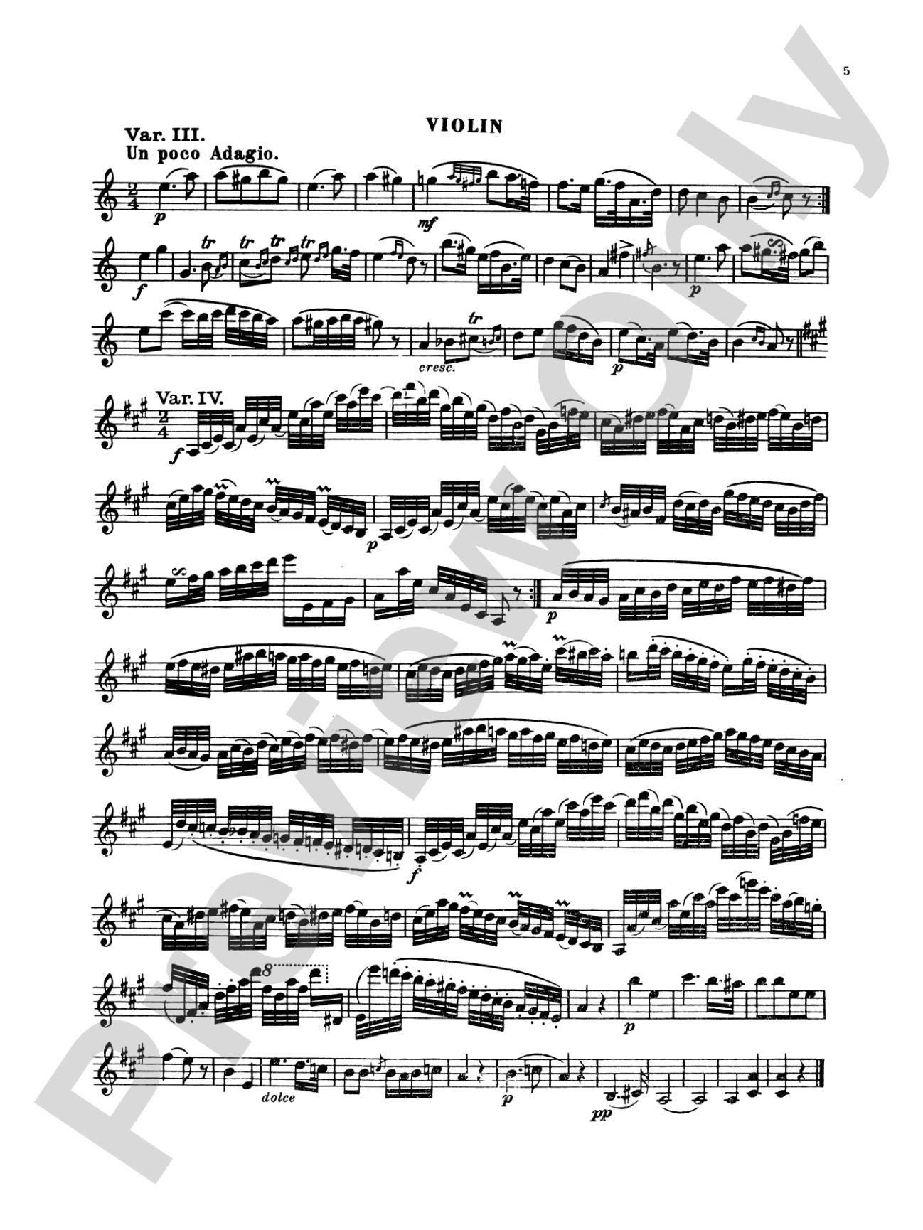 Giuliani: Grand Sonata for Violin and Guitar, Op. 25: Guitar Book