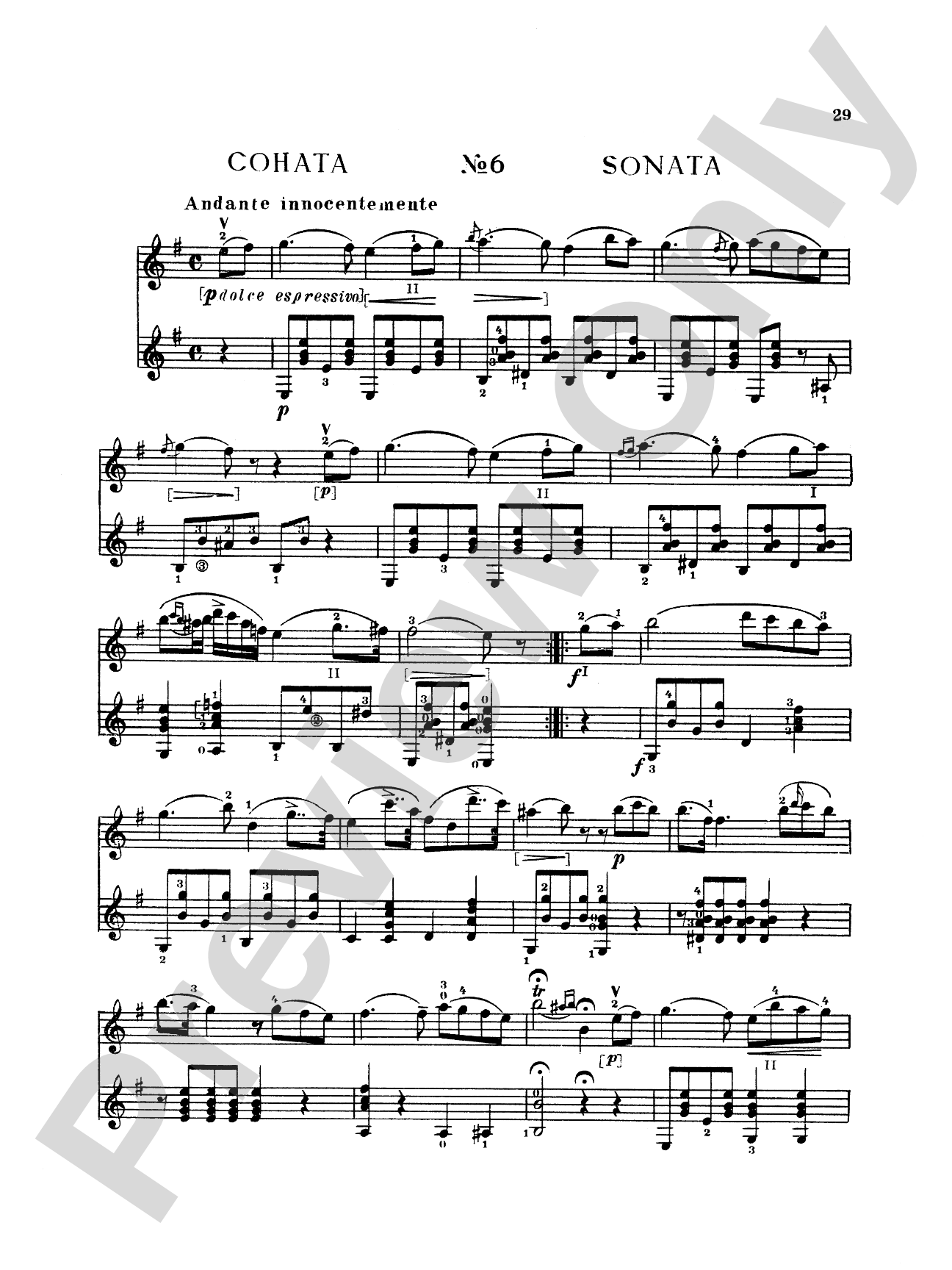 Paganini: Six Sonatas for Violin and Guitar, Op. 3