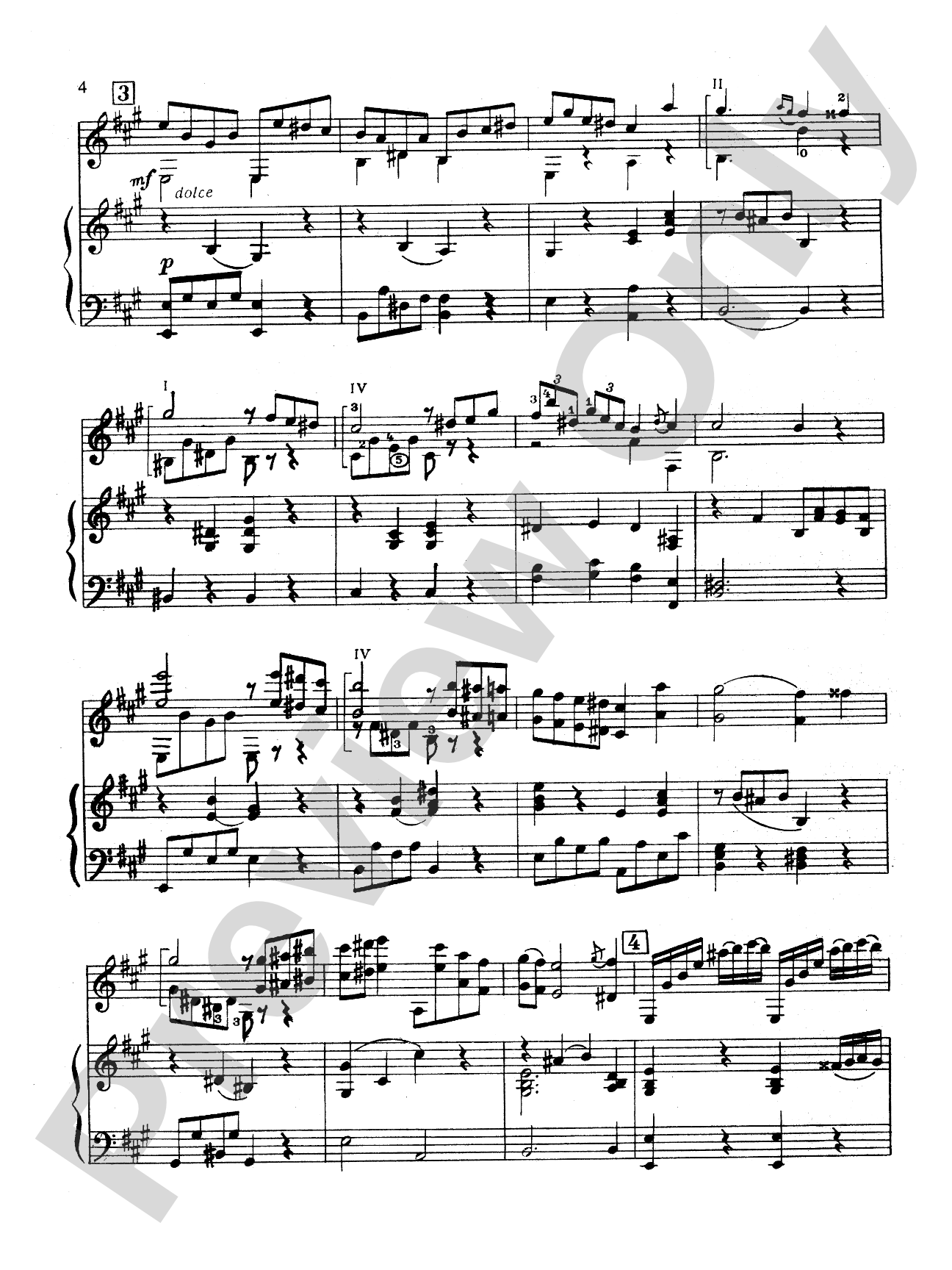 Paganini: Grand Sonata for Guitar and Piano with Accompanying Violin