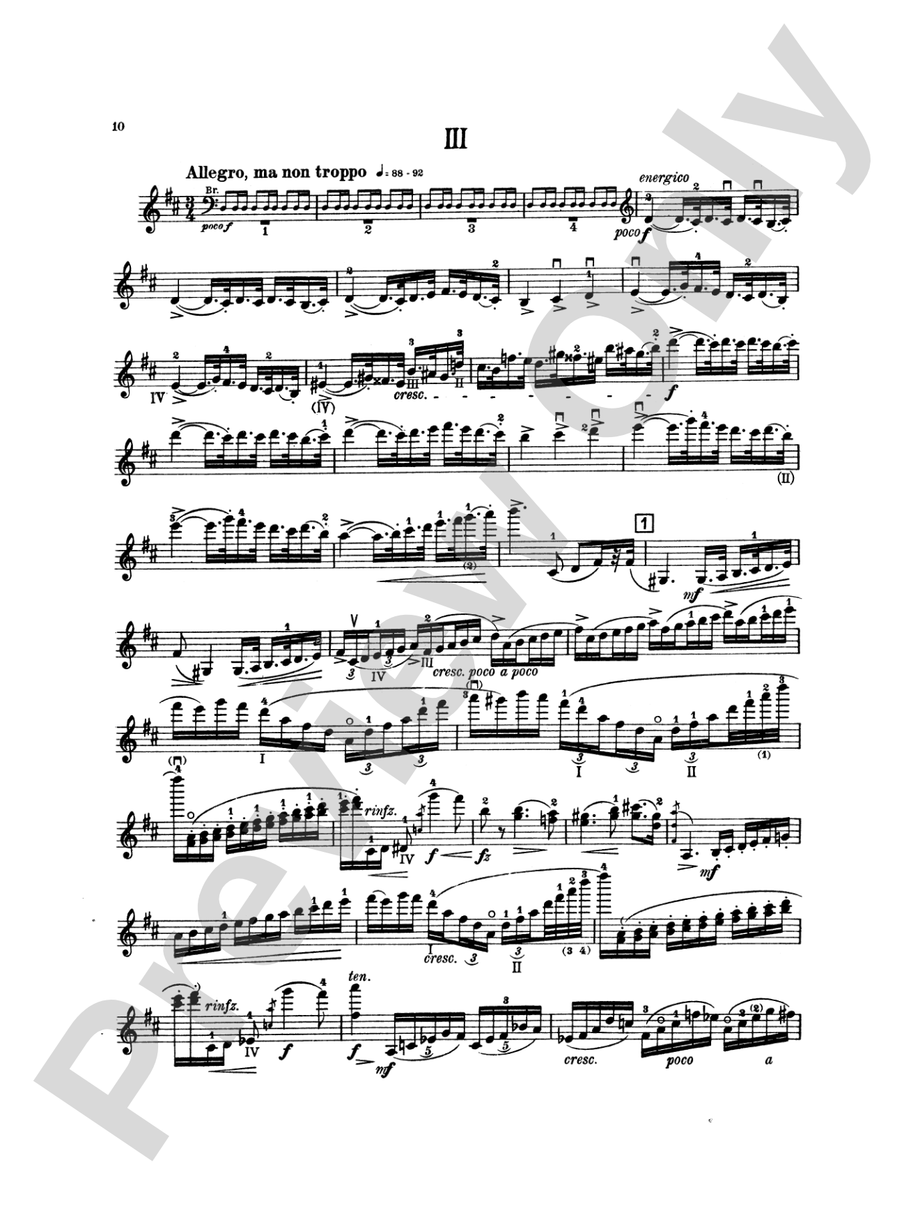 Sibelius: Concerto in D Minor, Op. 47: Violin Book
