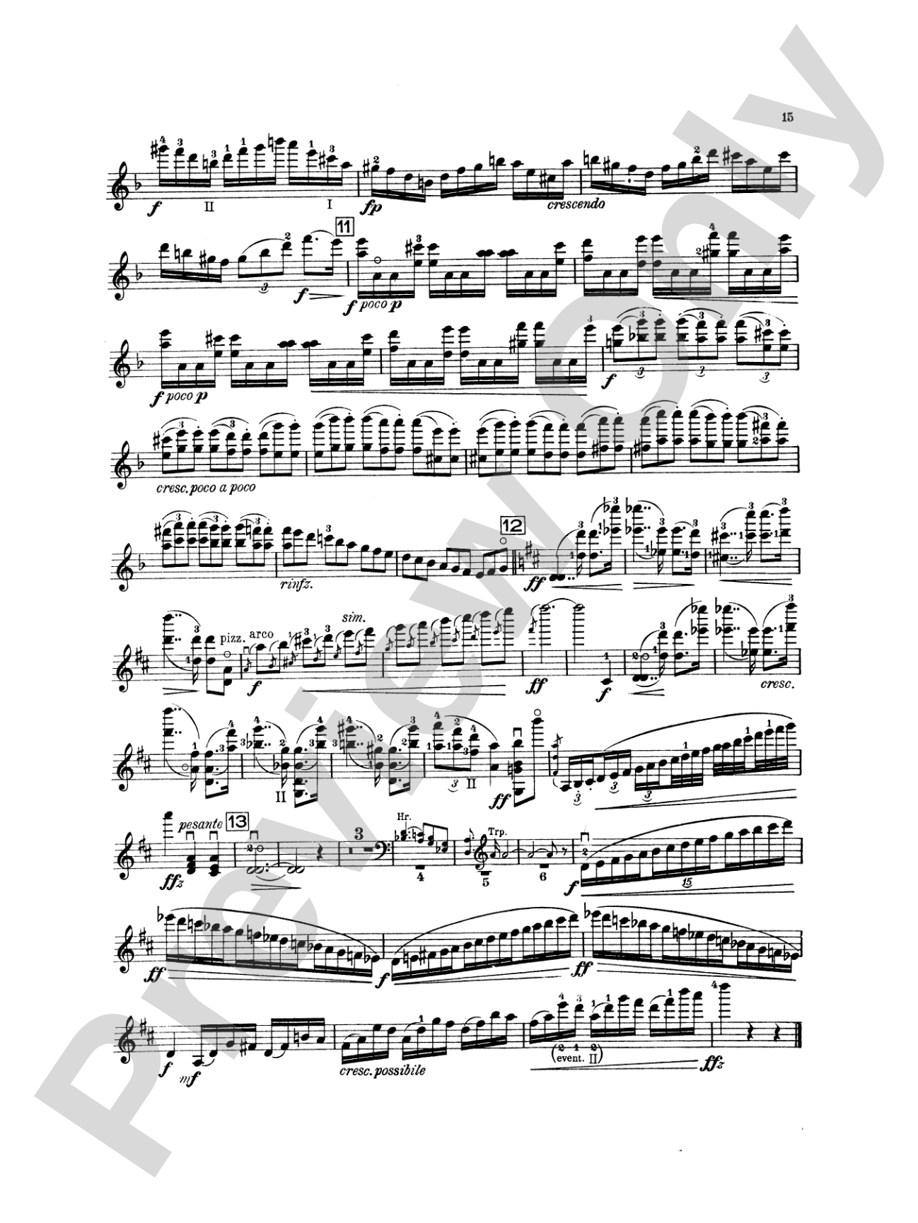 Sibelius: Concerto in D Minor, Op. 47: Violin Book