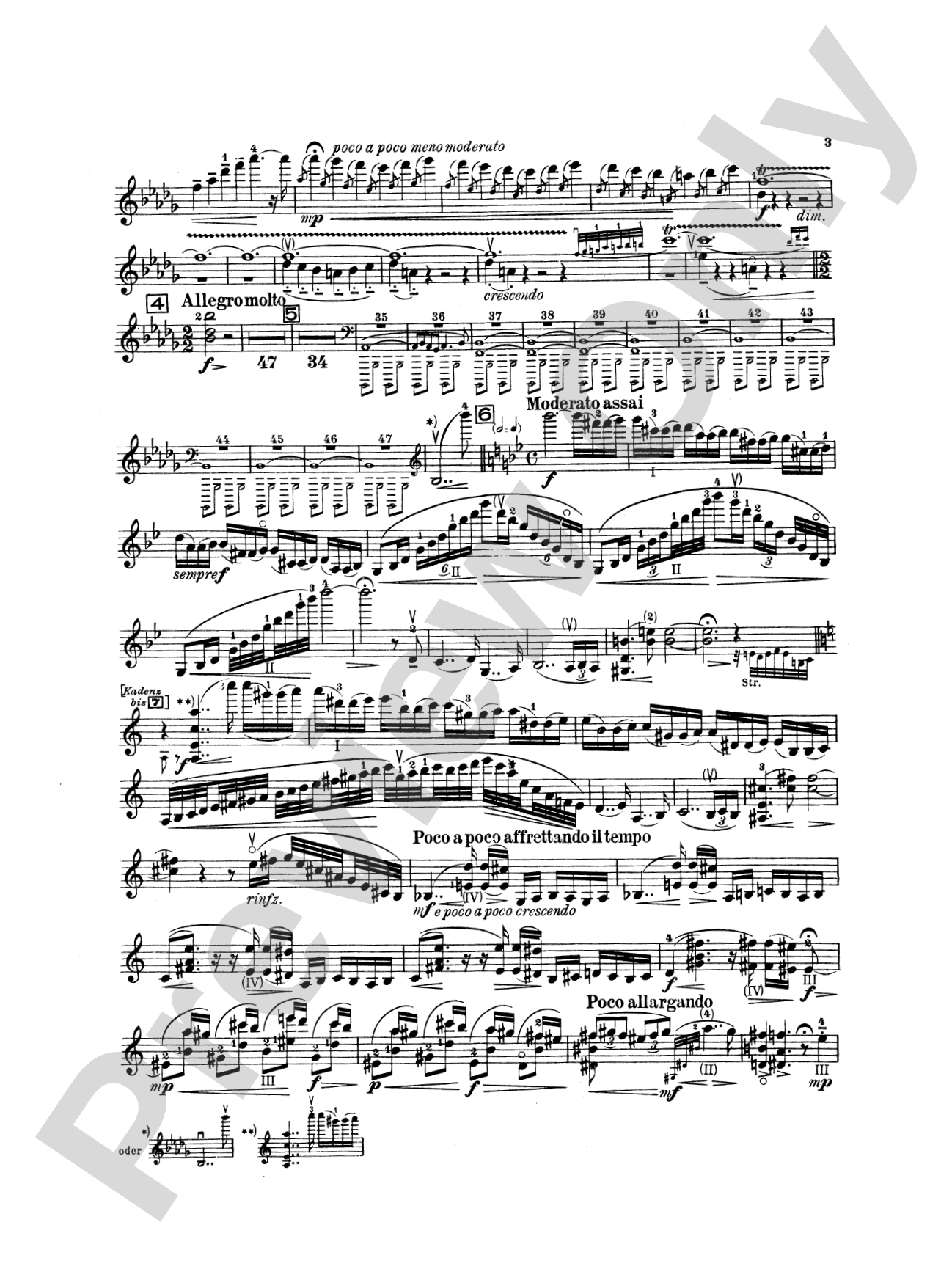 Sibelius: Concerto in D Minor, Op. 47: Violin Book