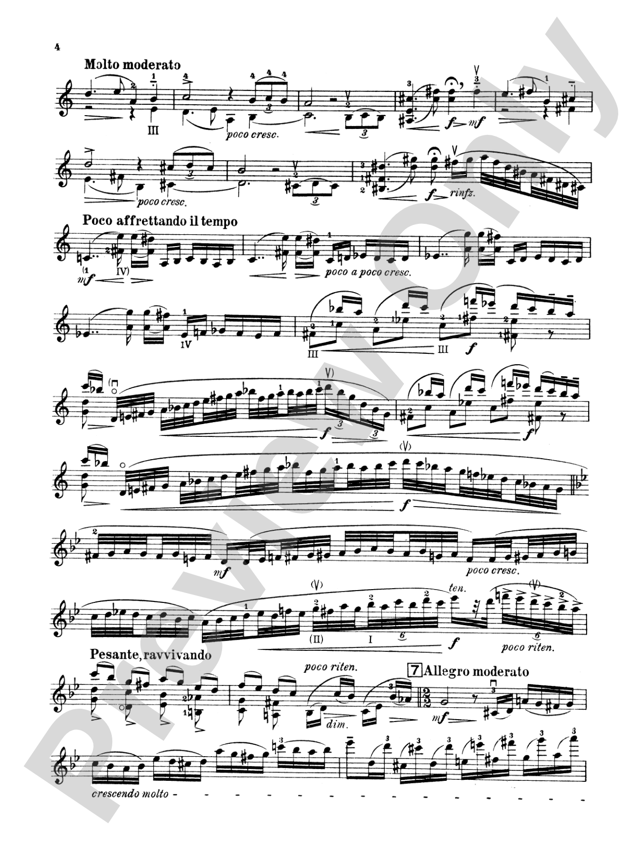 Sibelius: Concerto in D Minor, Op. 47: Violin Book