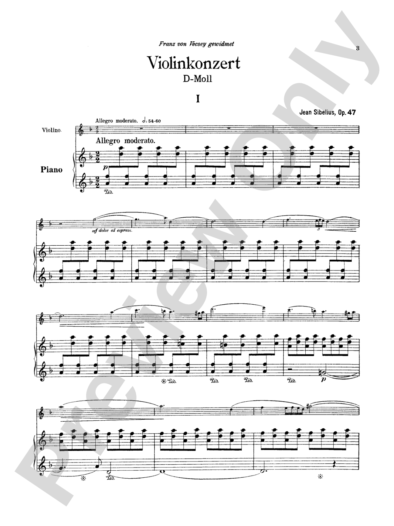 Sibelius: Concerto in D Minor, Op. 47