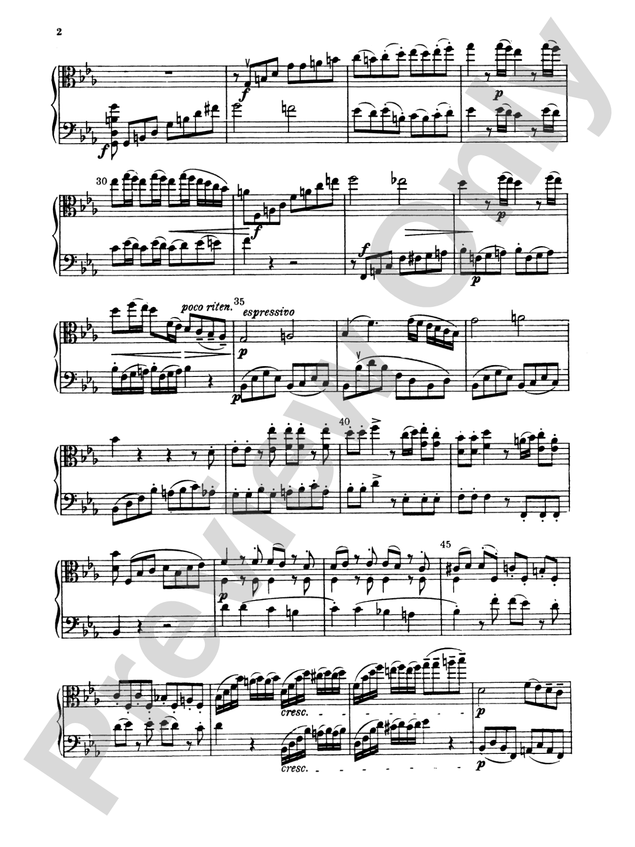 Beethoven: Duet for Viola and Cello: String Duo Book