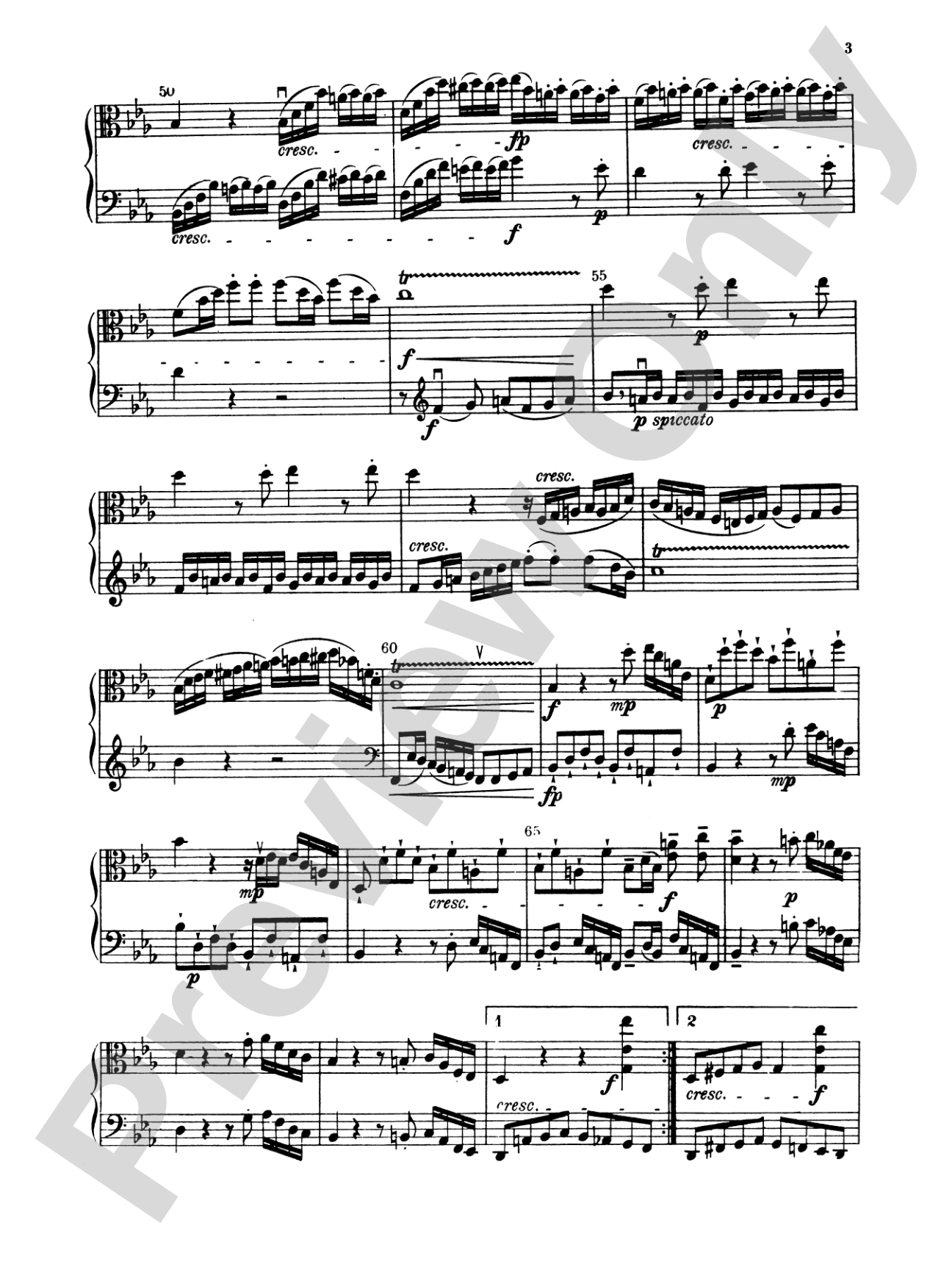 Beethoven: Duet for Viola and Cello: String Duo Book