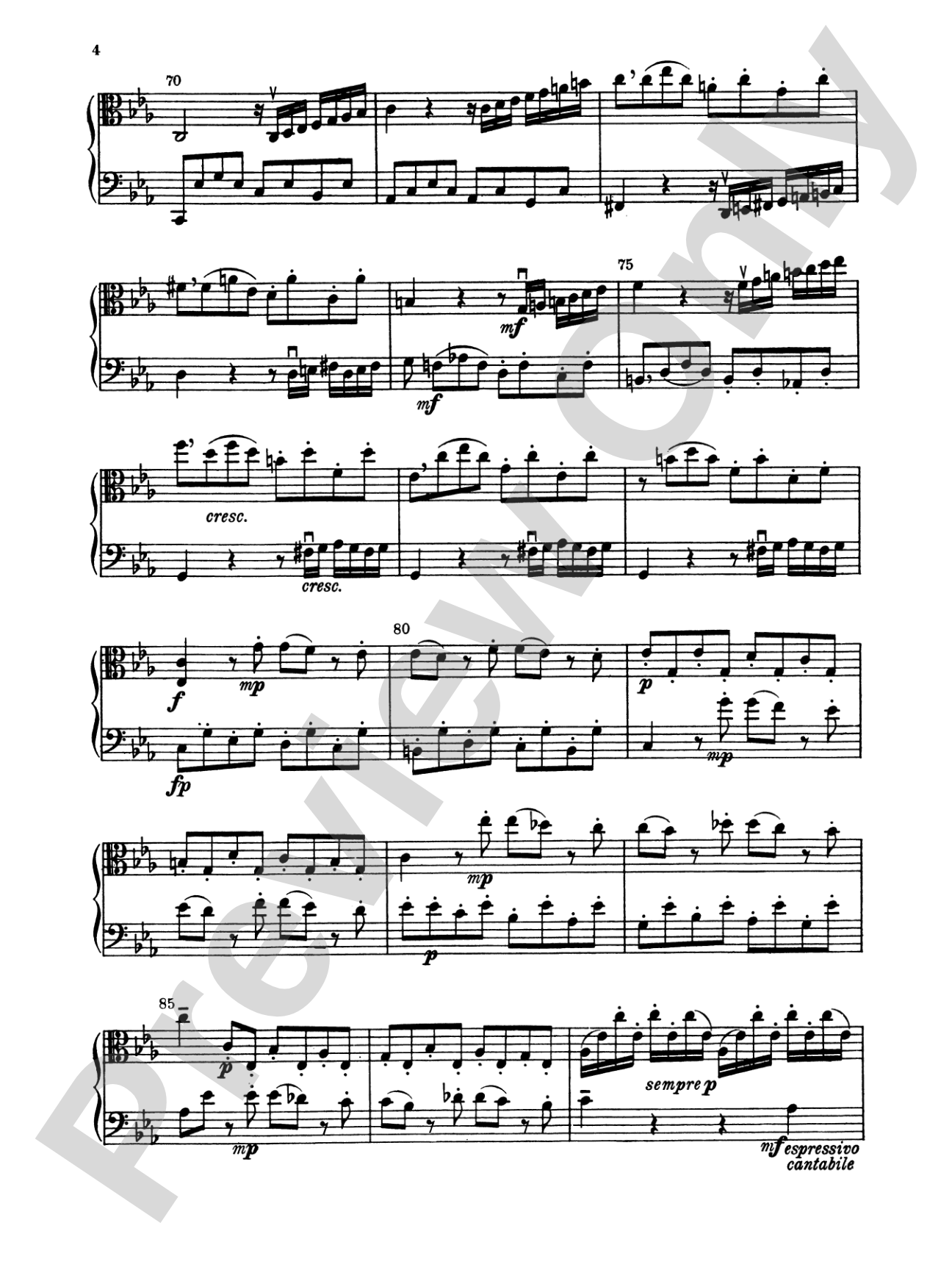 Beethoven: Duet for Viola and Cello: String Duo Book