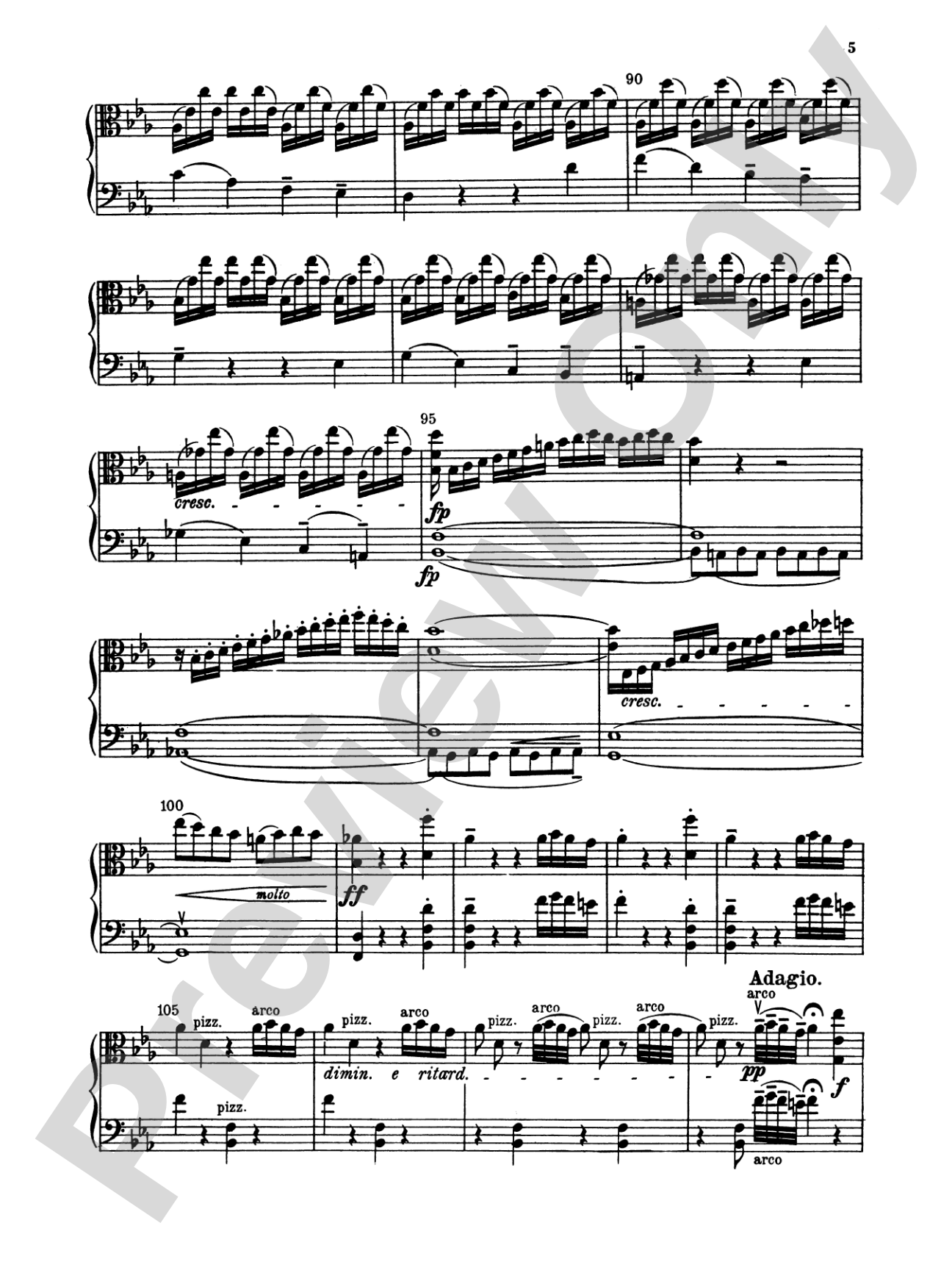 Beethoven: Duet for Viola and Cello: String Duo Book