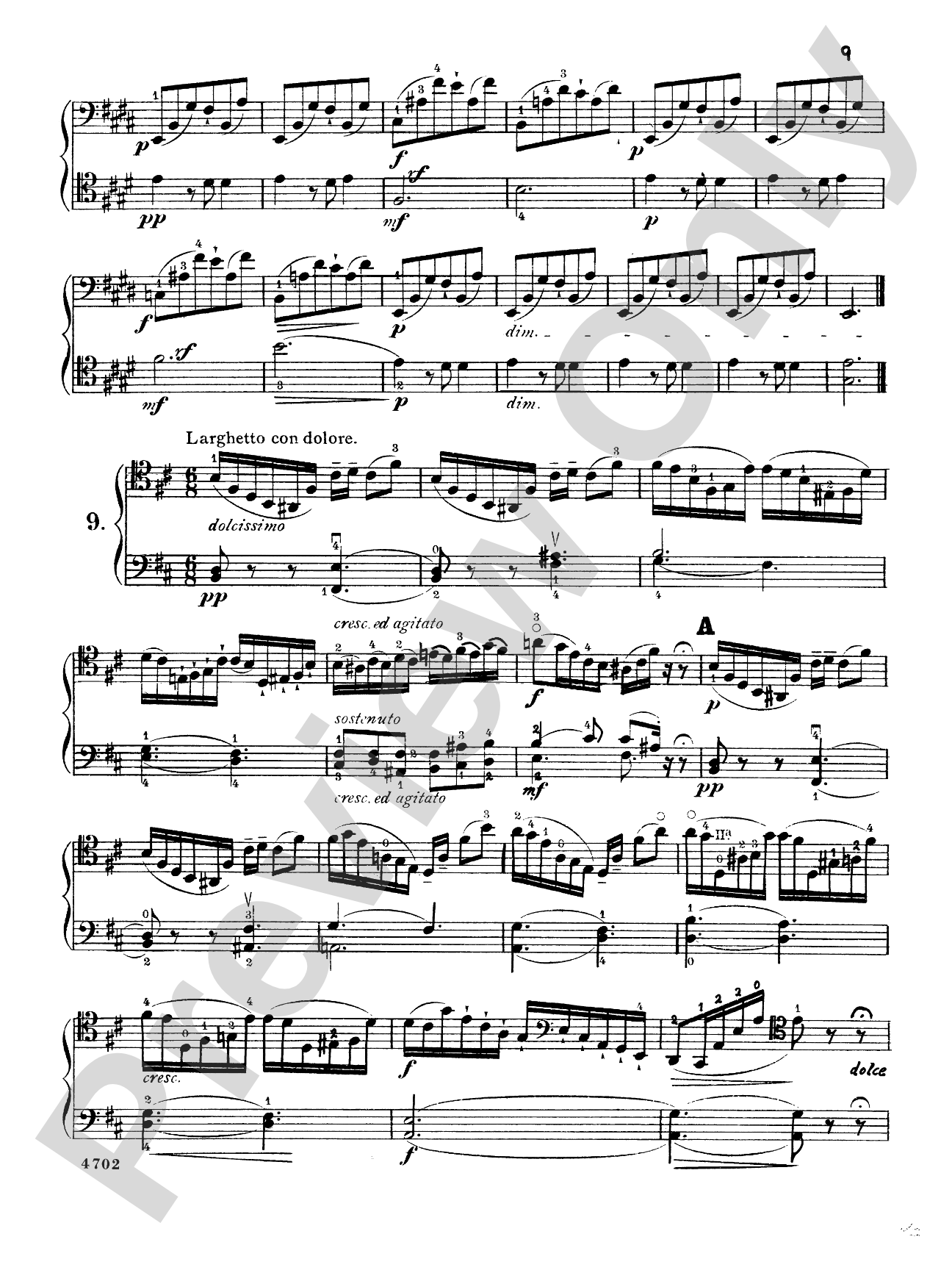 Franchomme: Twelve Caprices for Two Cellos, Op. 7 (Book II Score & Parts)