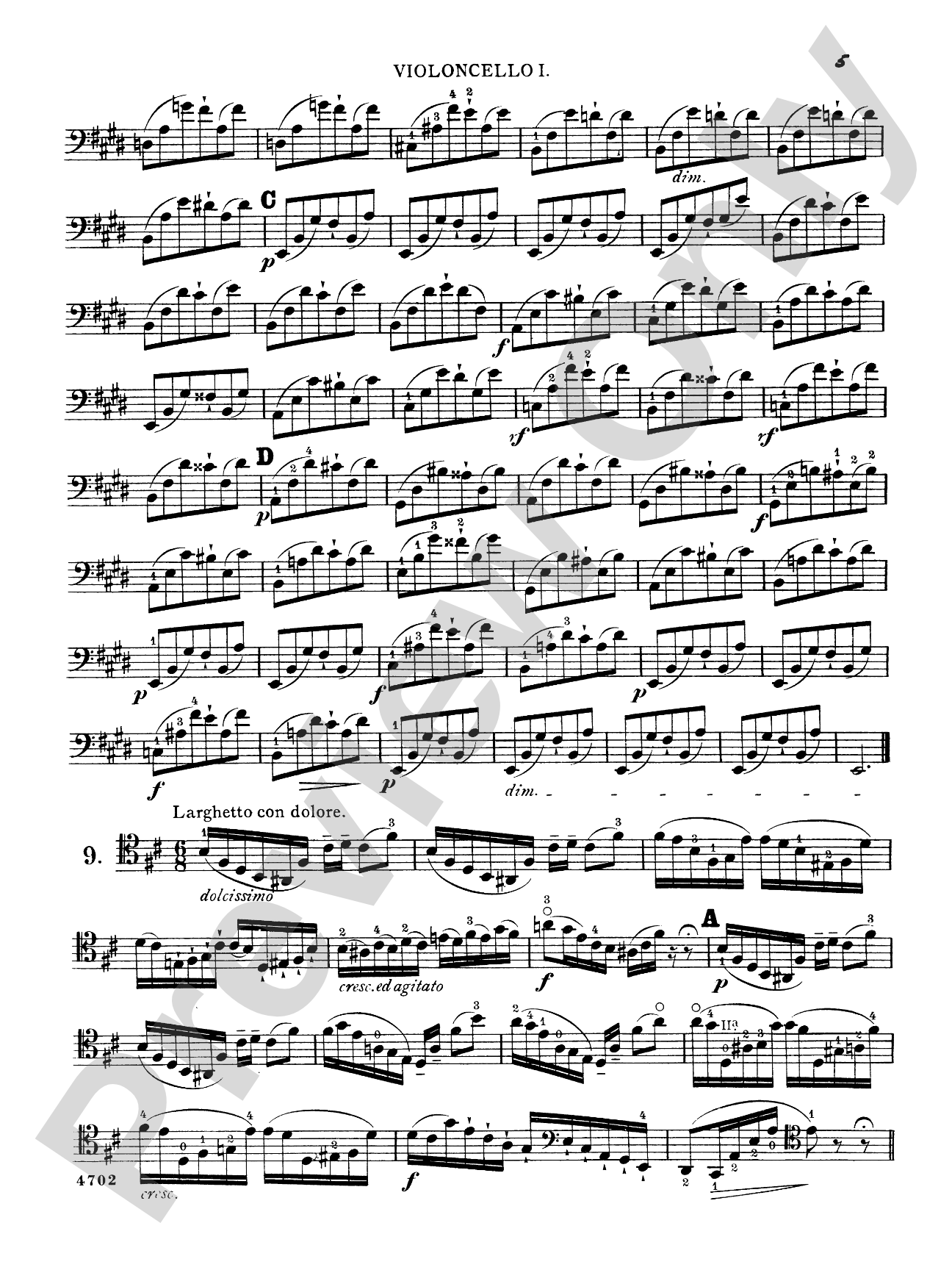 Franchomme: Twelve Caprices for Two Cellos, Op. 7 (Book II Score & Parts)