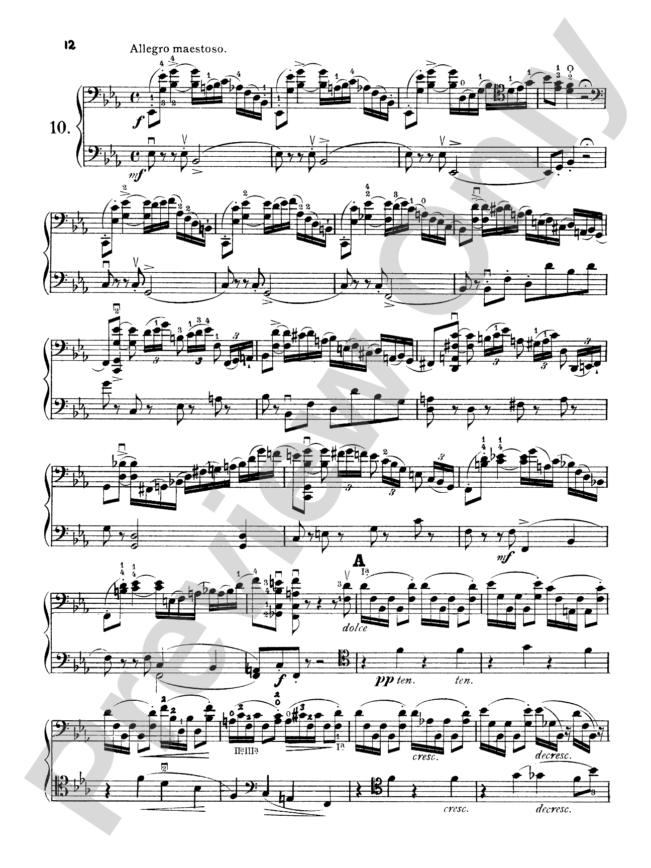 Franchomme: Twelve Caprices for Two Cellos, Op. 7 (Book II Score & Parts)