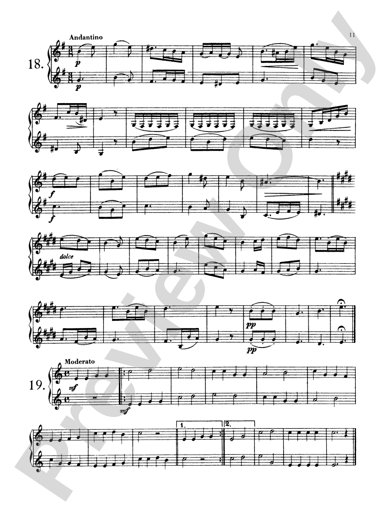 Kling: Thirty Duets: French Horn Book