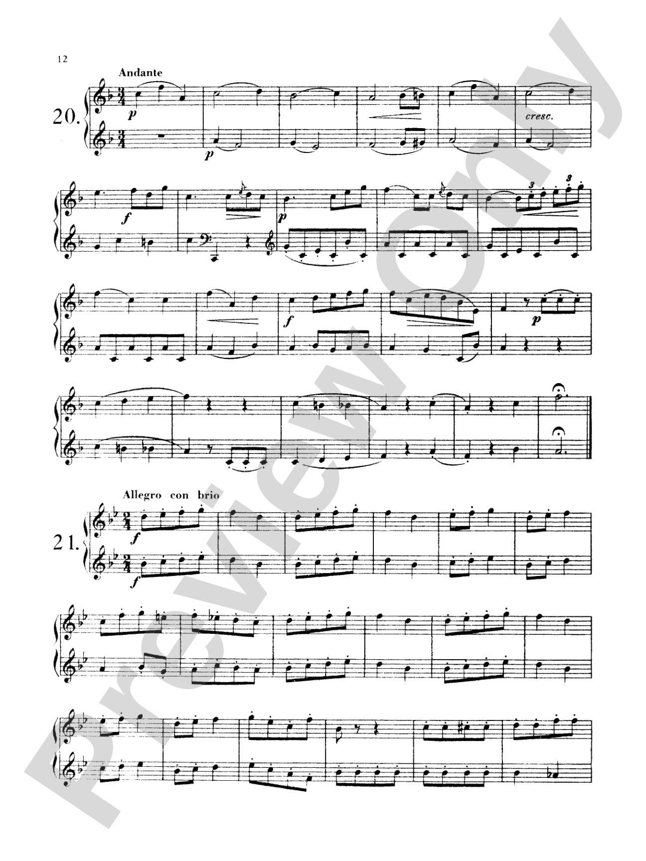 Kling: Thirty Duets: French Horn Book