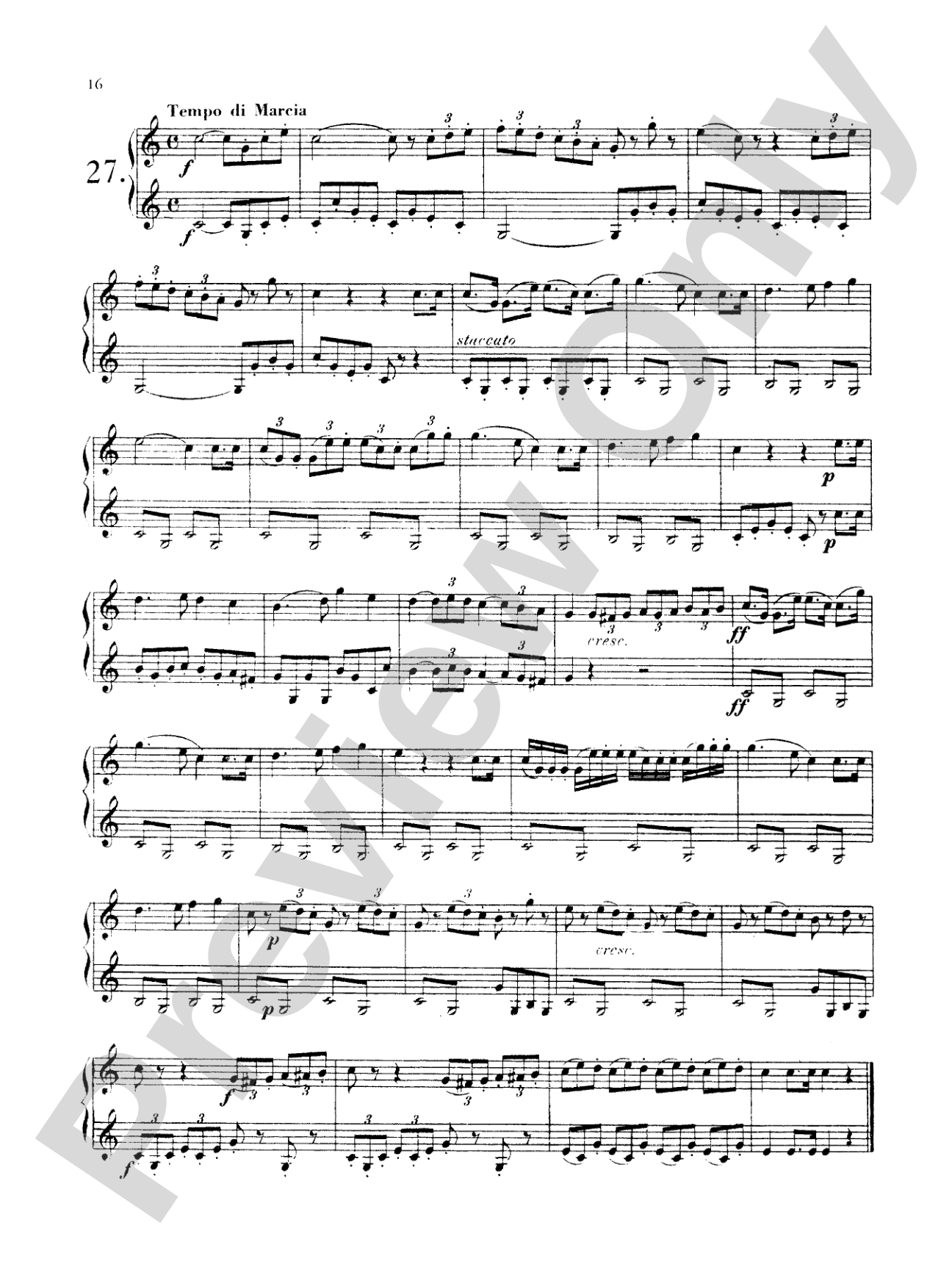 Kling: Thirty Duets: French Horn Book