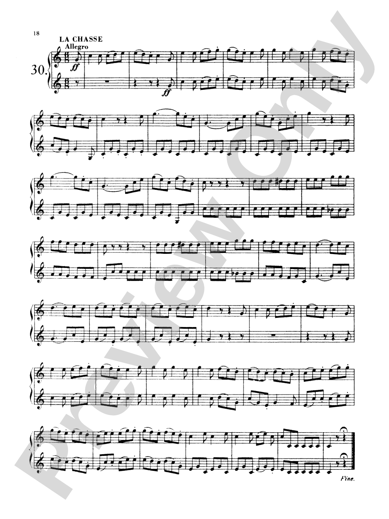 Kling: Thirty Duets: French Horn Book