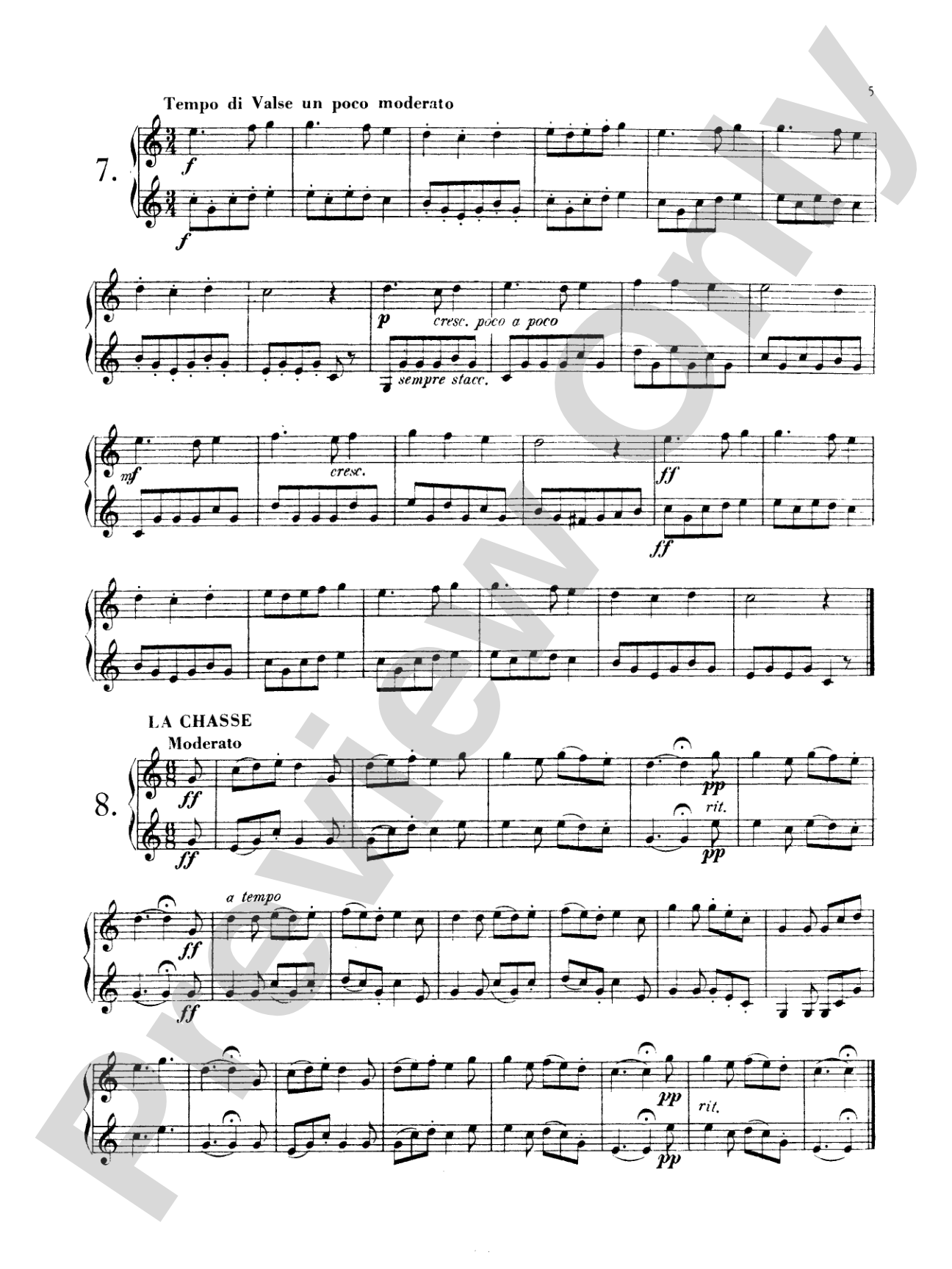 Kling: Thirty Duets: French Horn Book