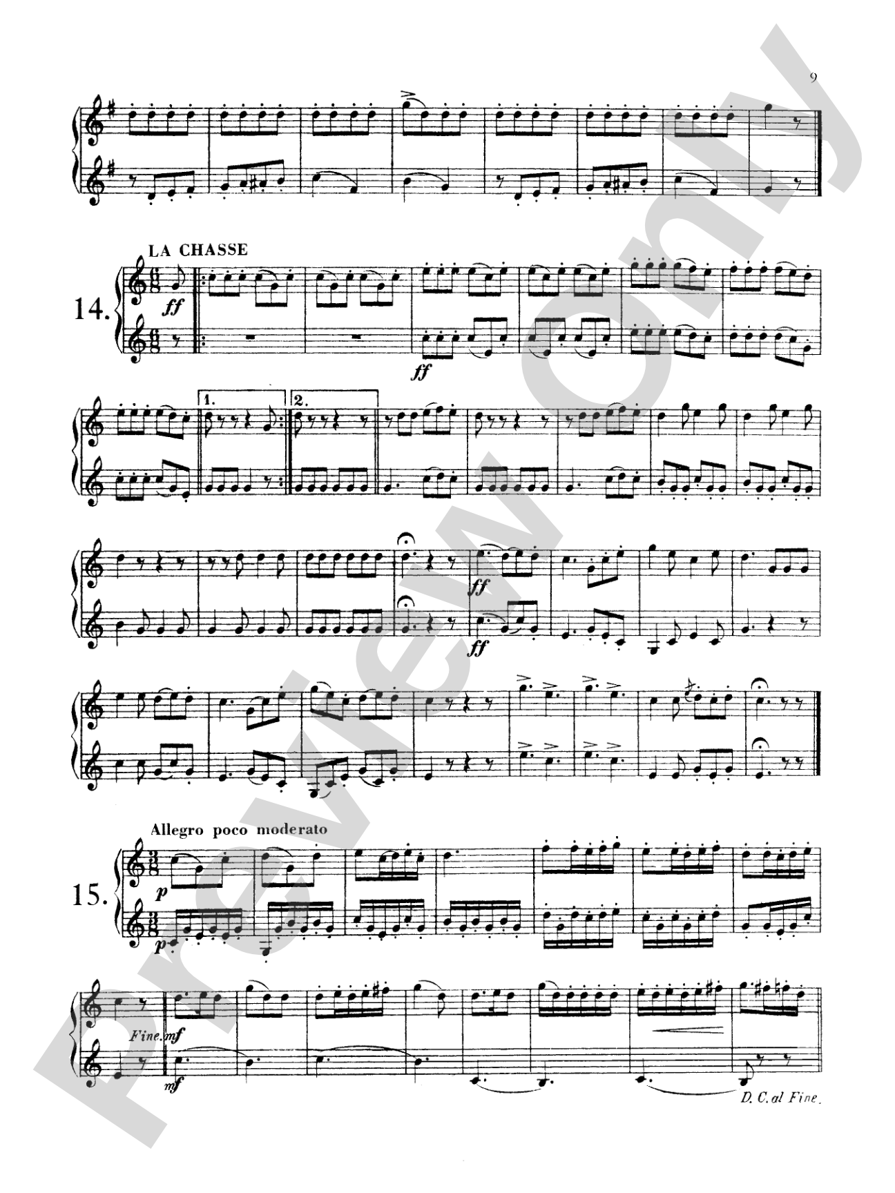 Kling: Thirty Duets: French Horn Book