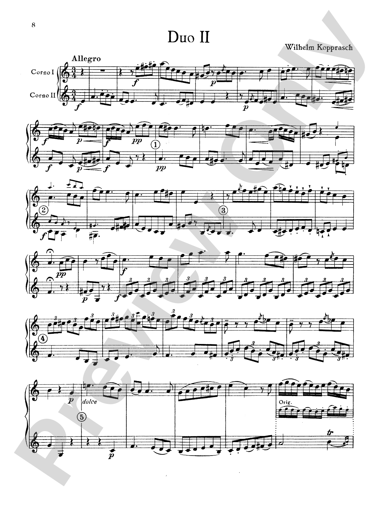 Kopprasch: Three Grand Duets