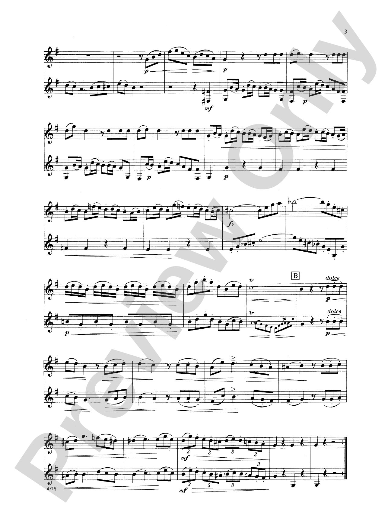 Nicolai: Three Duets: French Horn Book