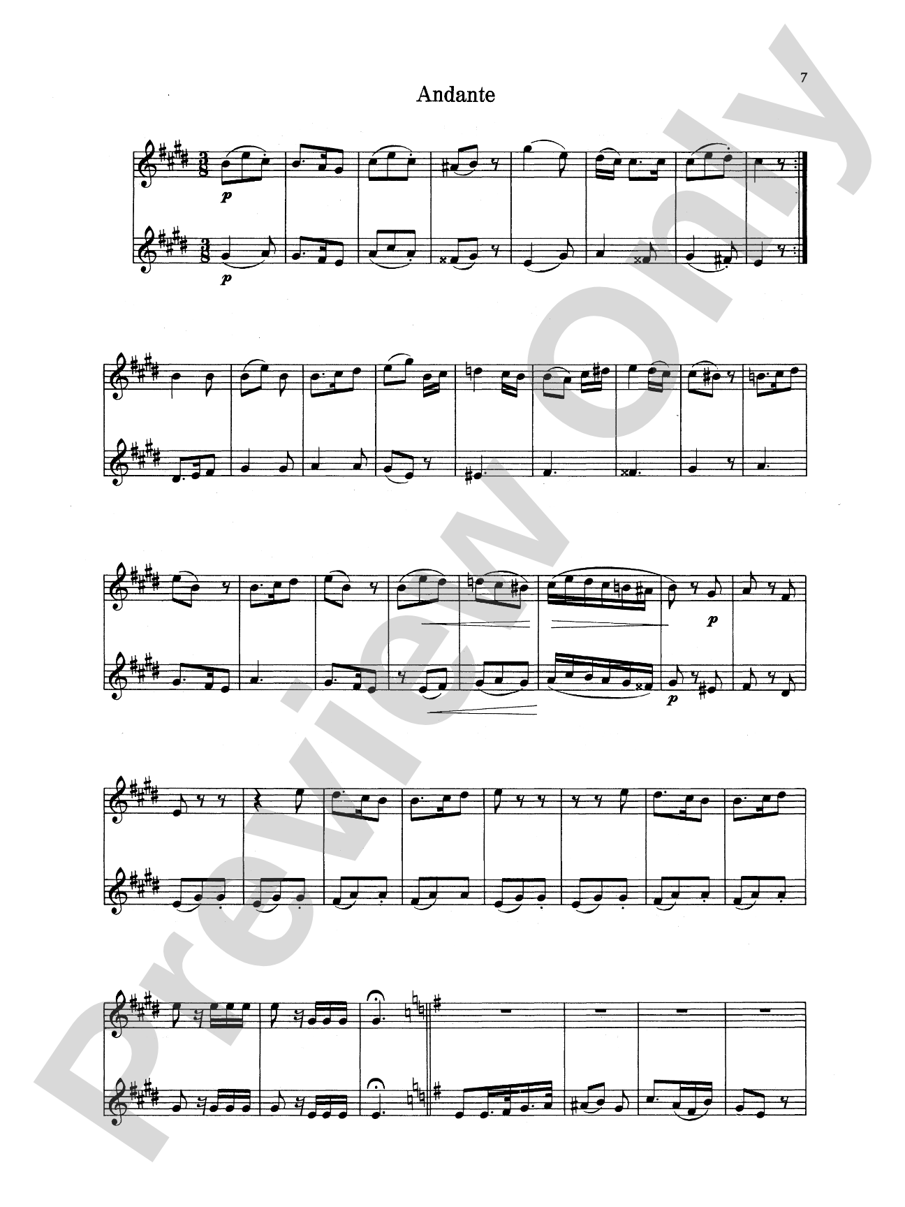 Nicolai: Three Duets