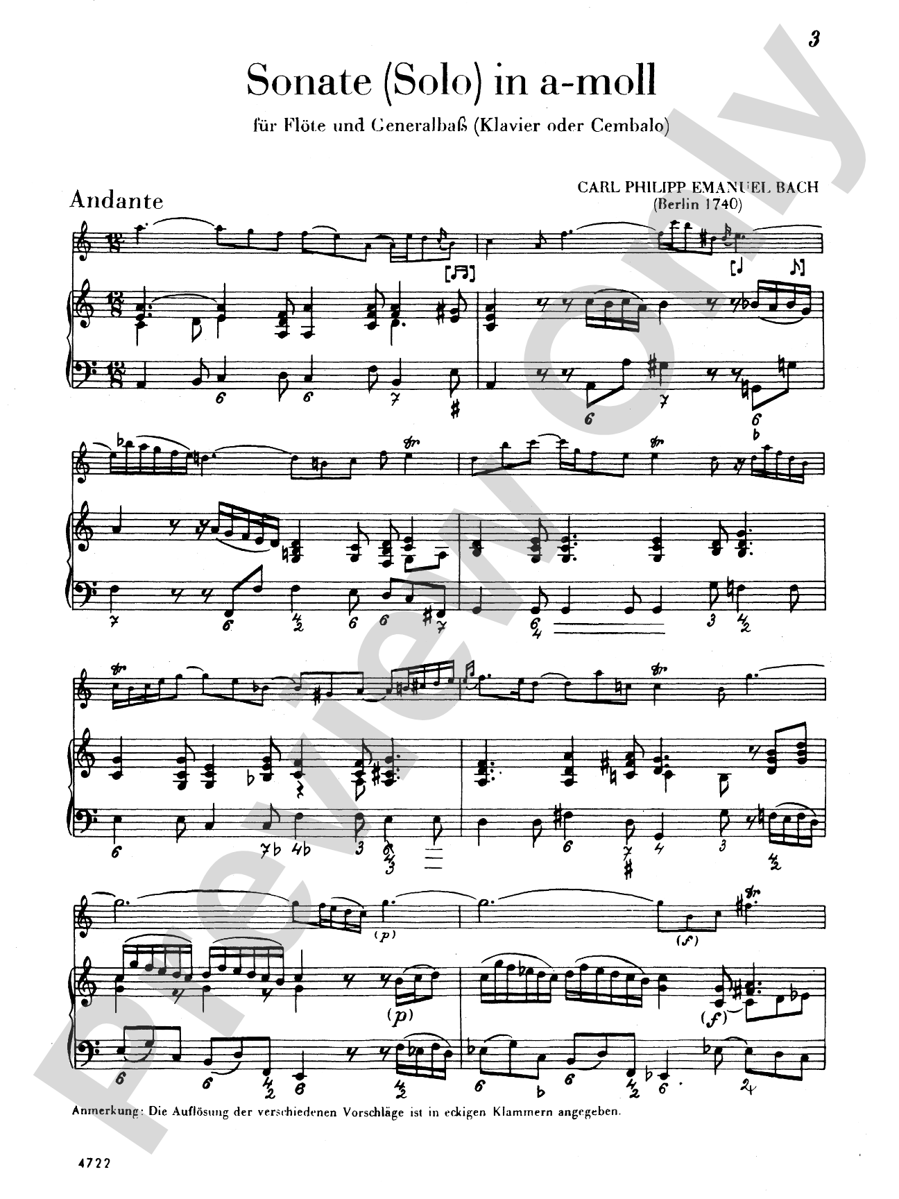 Bach: Two Sonatas (A Minor and D Major): Chamber Duo Book
