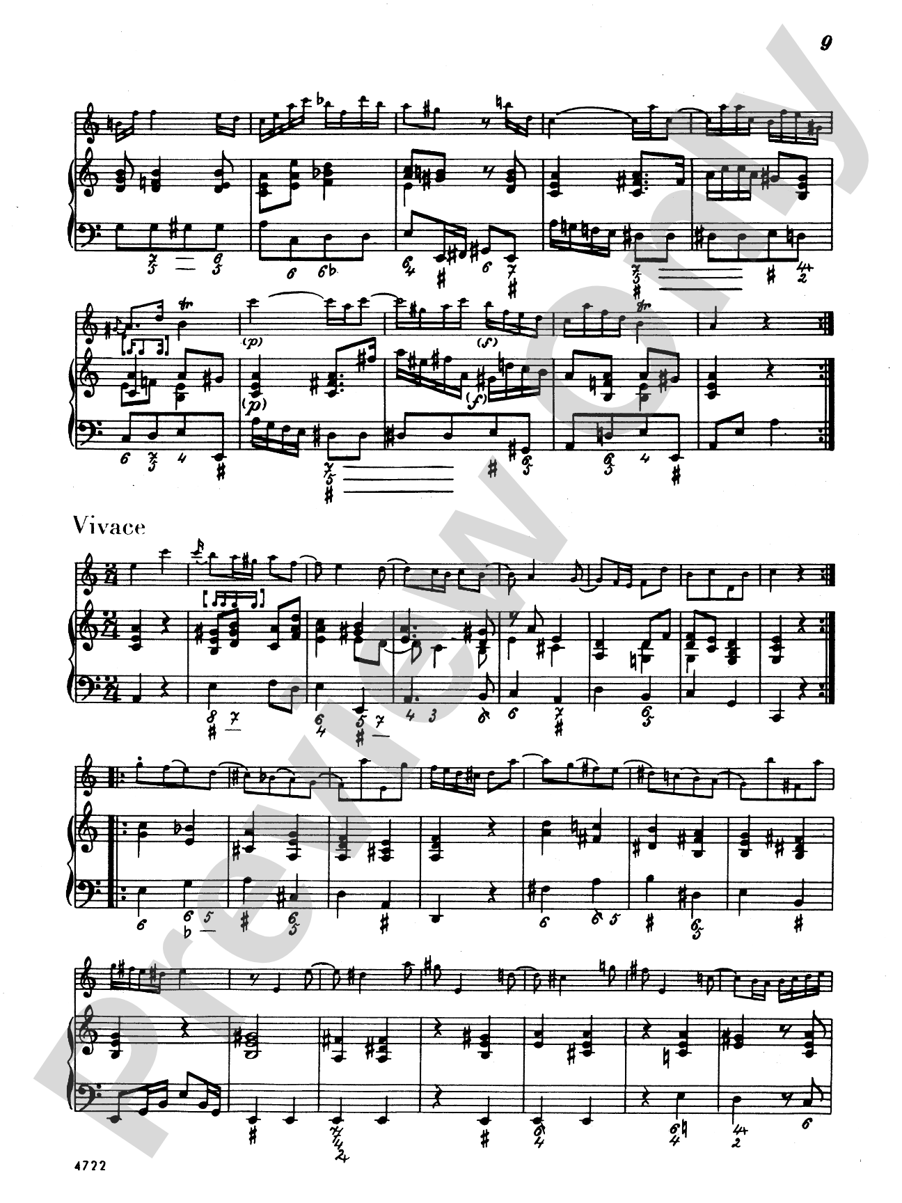 Bach: Two Sonatas (A Minor and D Major): Chamber Duo Book