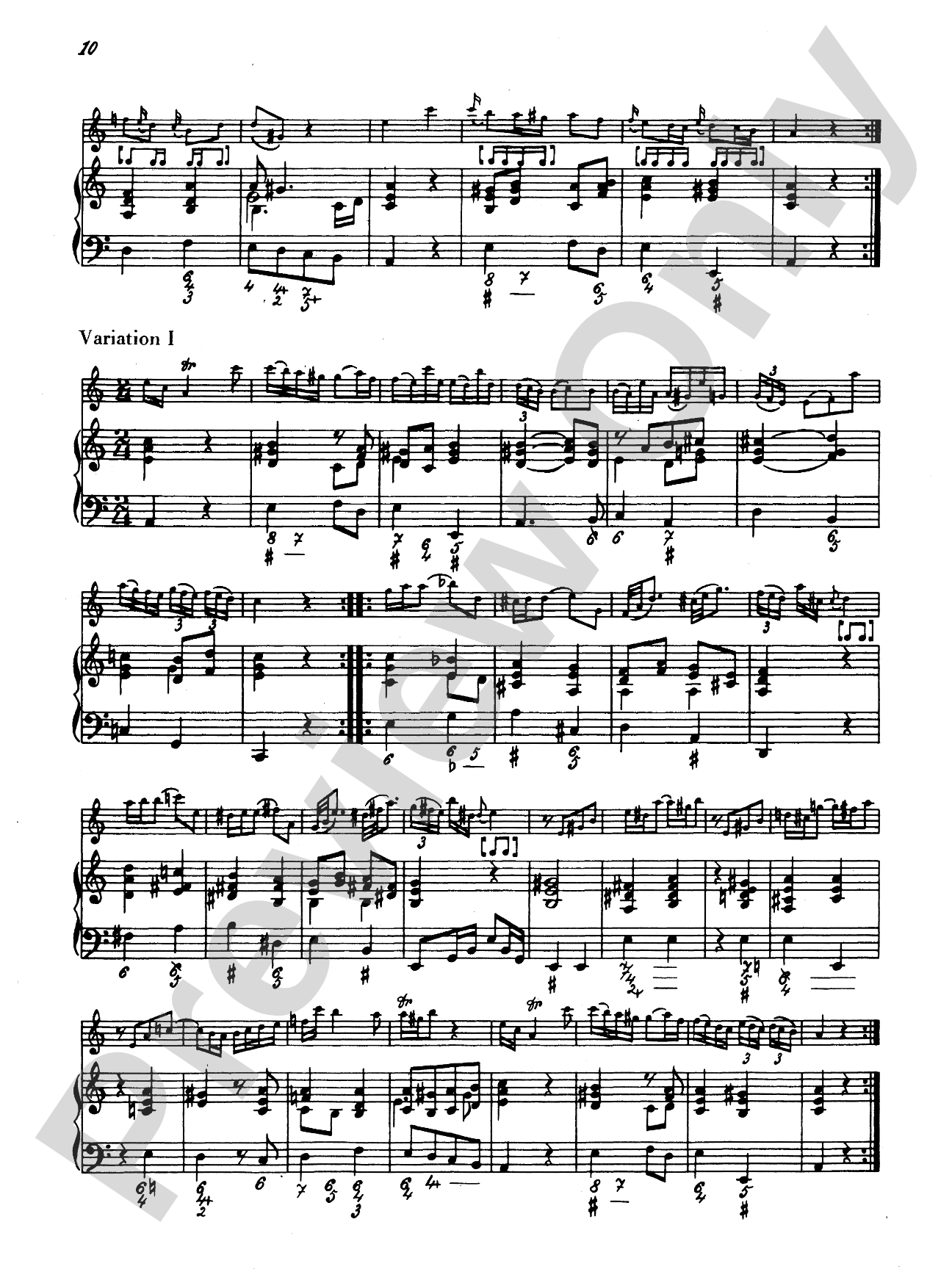Bach: Two Sonatas (A Minor and D Major): Chamber Duo Book