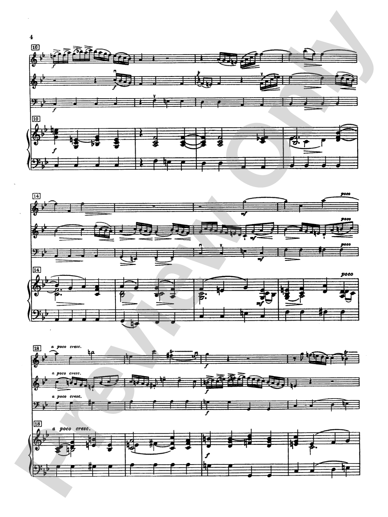 Bach: Trio in B flat