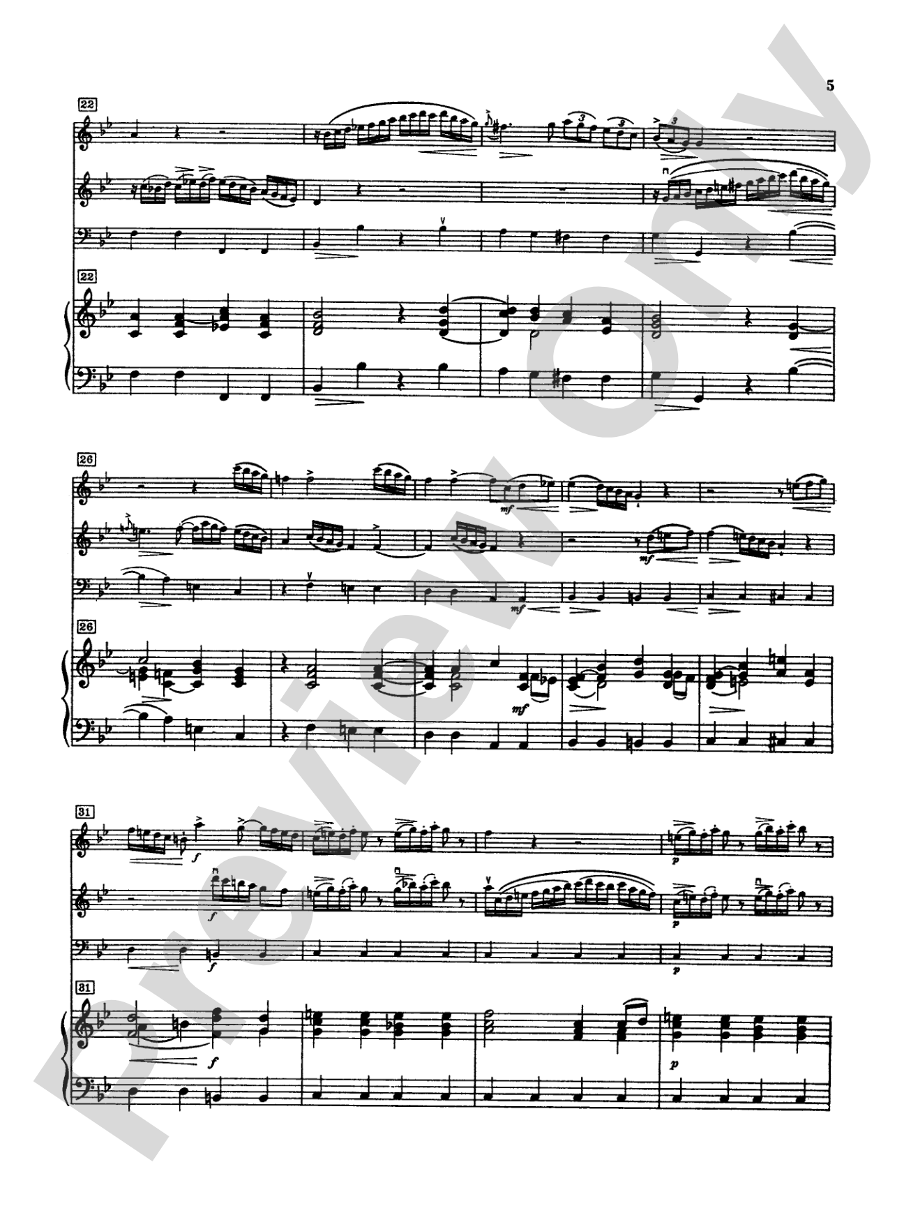 Bach: Trio in B flat