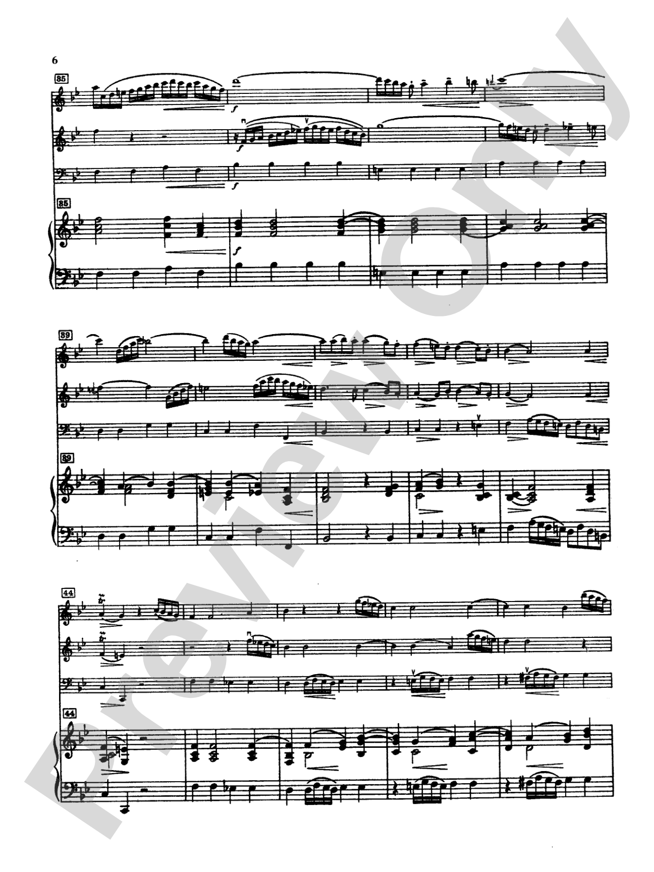 Bach: Trio in B flat