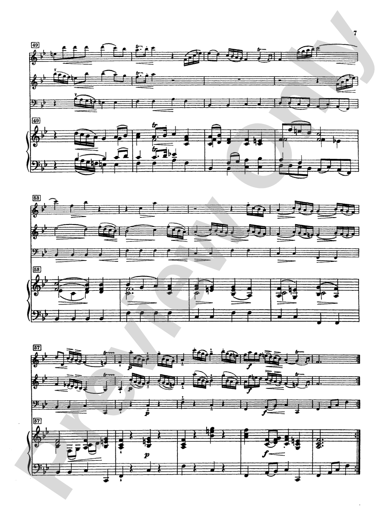 Bach: Trio in B flat
