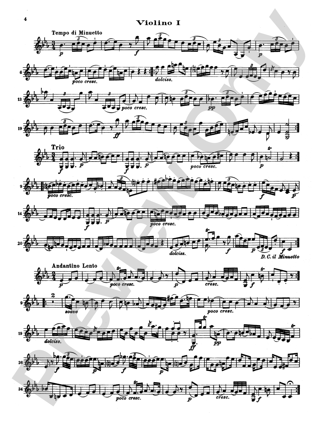 Boccherini: String Trio, Op. 54, No. 3: String Trio Book