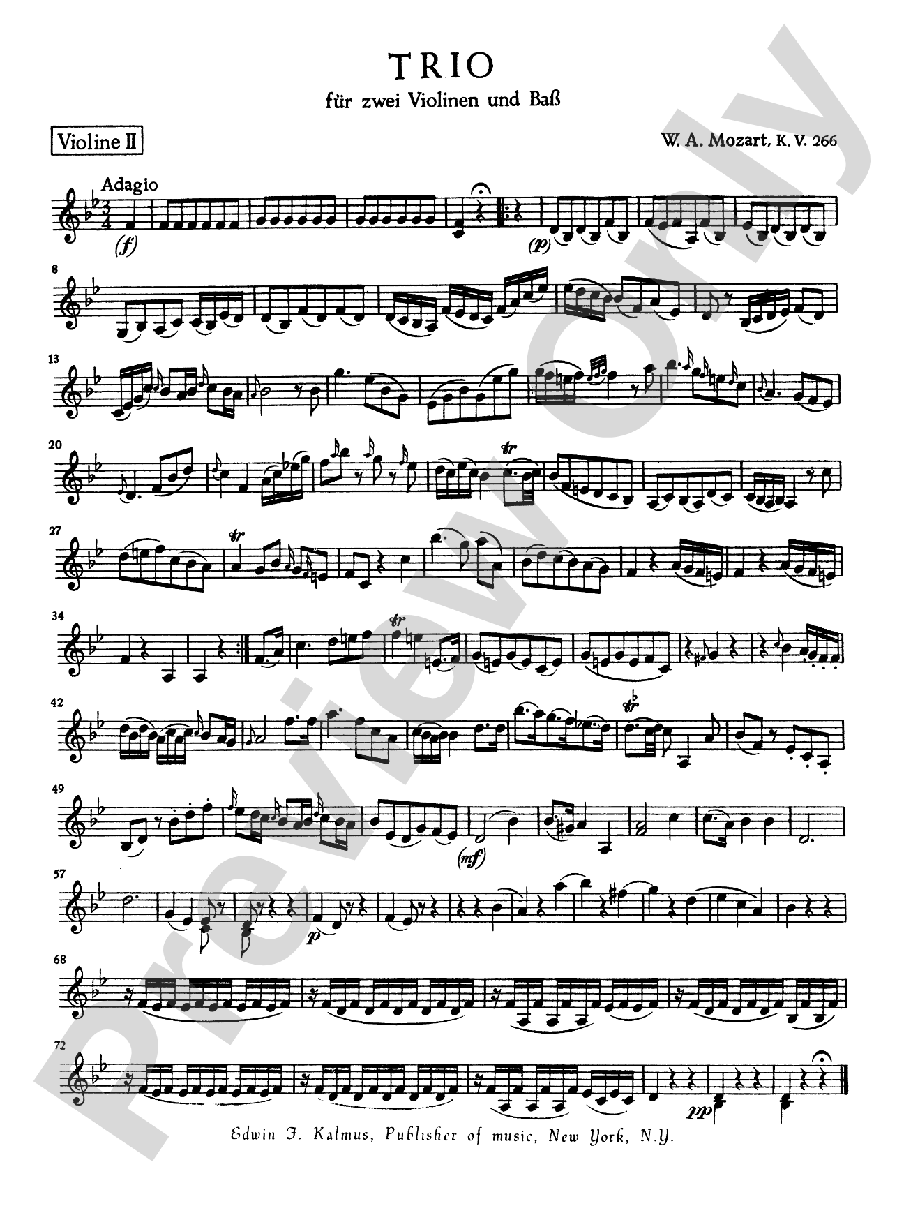 Mozart: Trio, K. 266