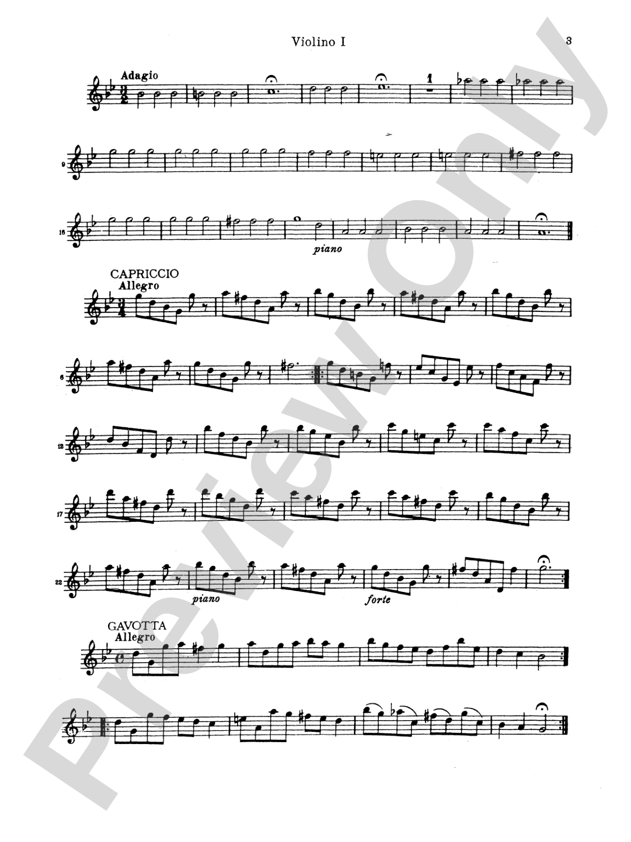 Vivaldi: Sonatas da Camera a Tre (Book I, Nos. 1-6): String Trio Score & Parts
