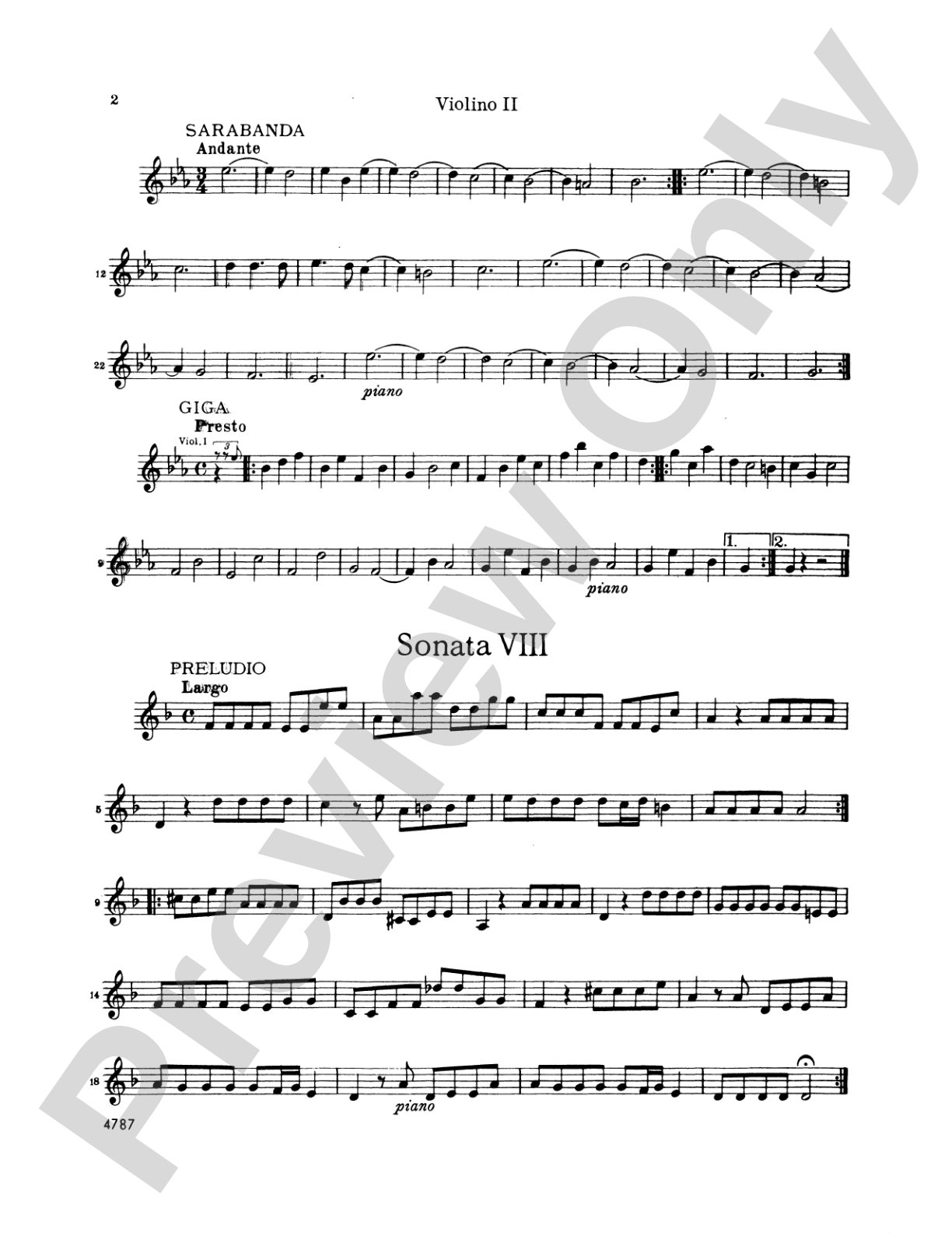 Vivaldi: Sonatas da Camera a Tre (Book II, Nos. 7-12)