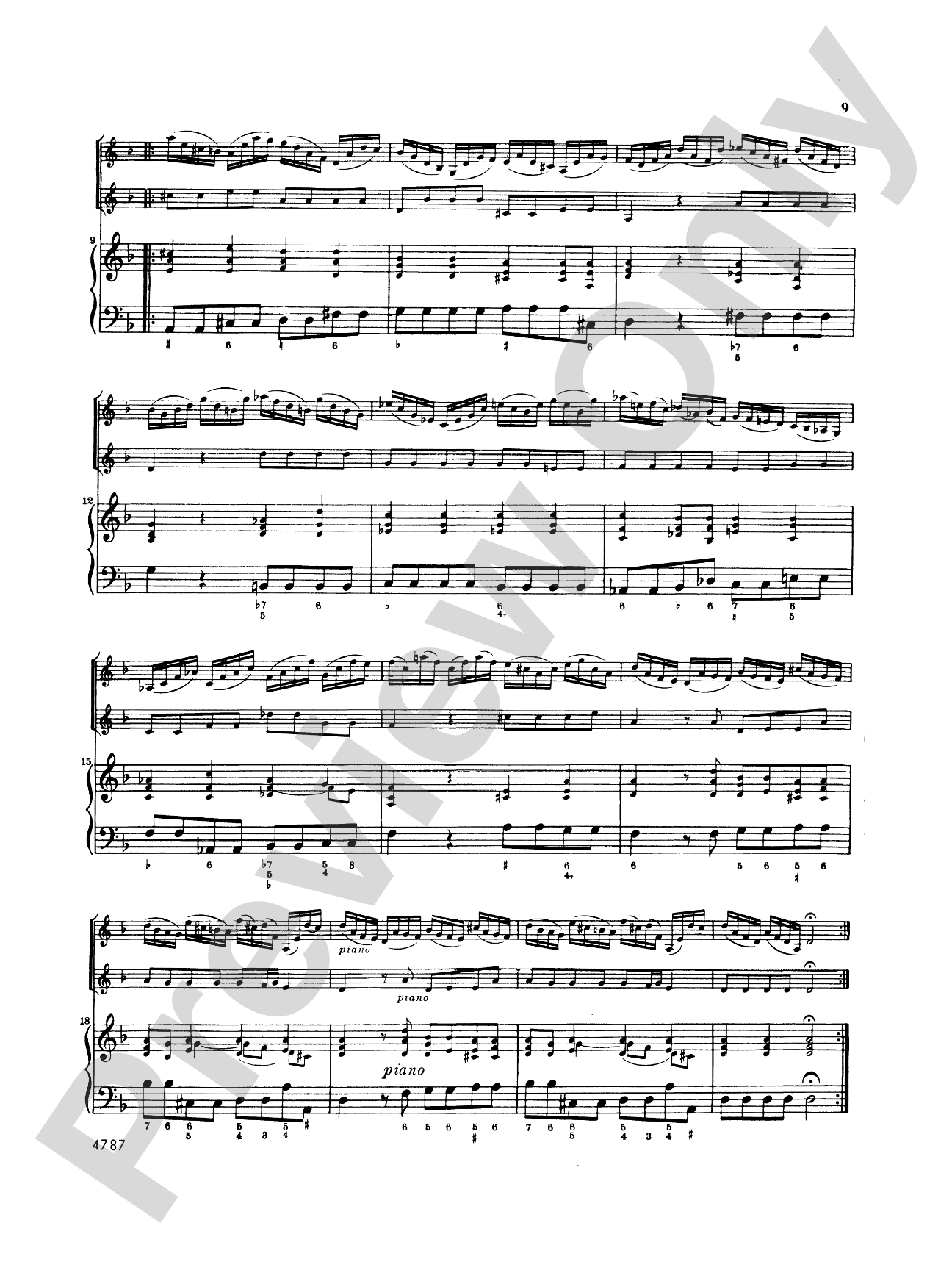 Vivaldi: Sonatas da Camera a Tre (Book II, Nos. 7-12)