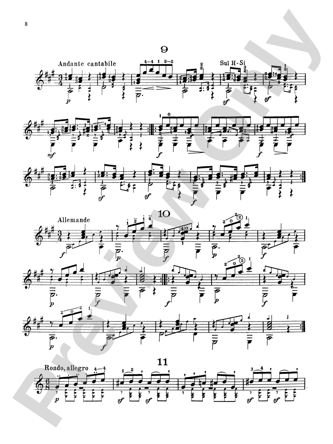 Diabelli: 18 Pieces for Guitar and Piano