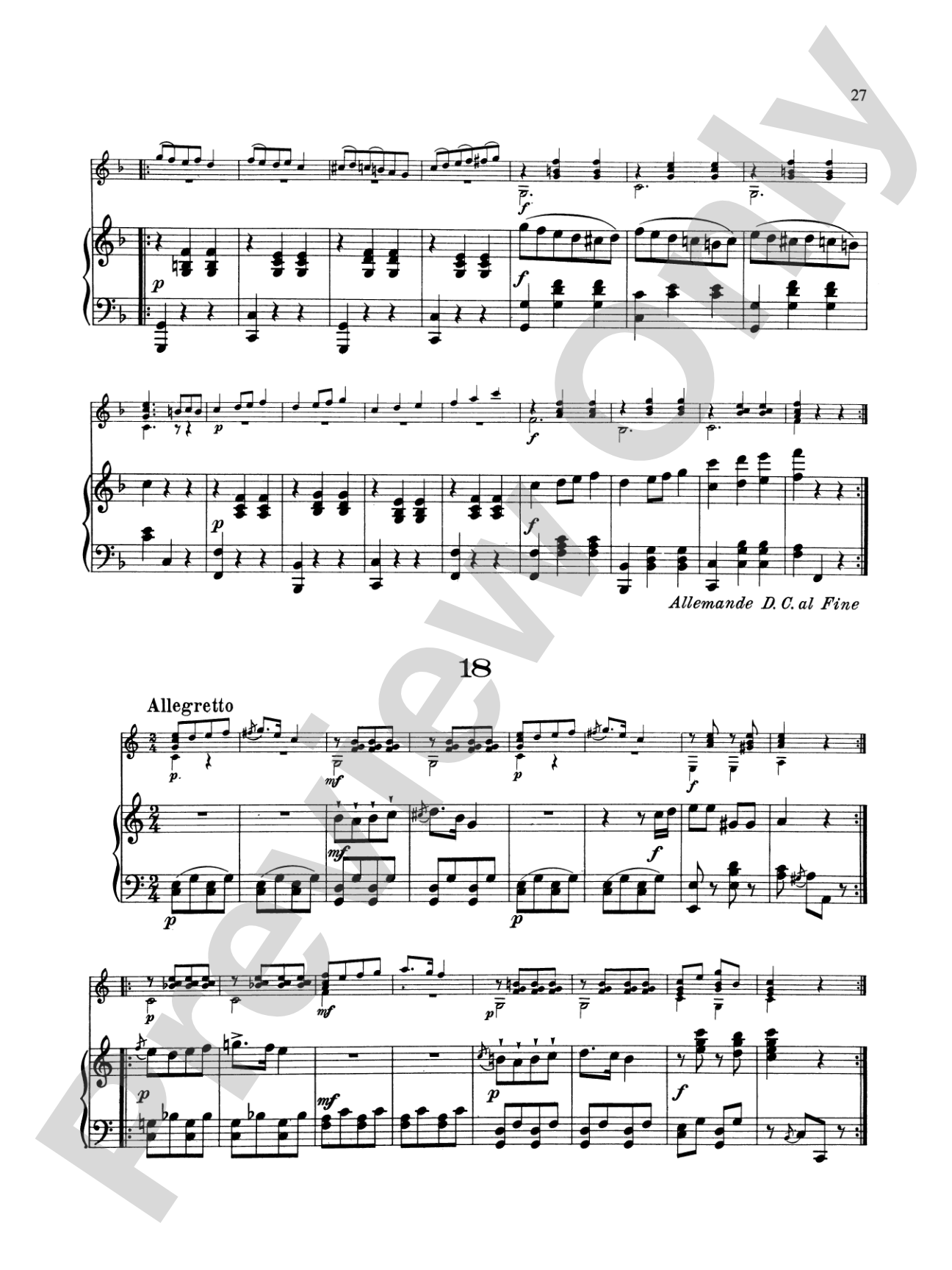 Diabelli: 18 Pieces for Guitar and Piano