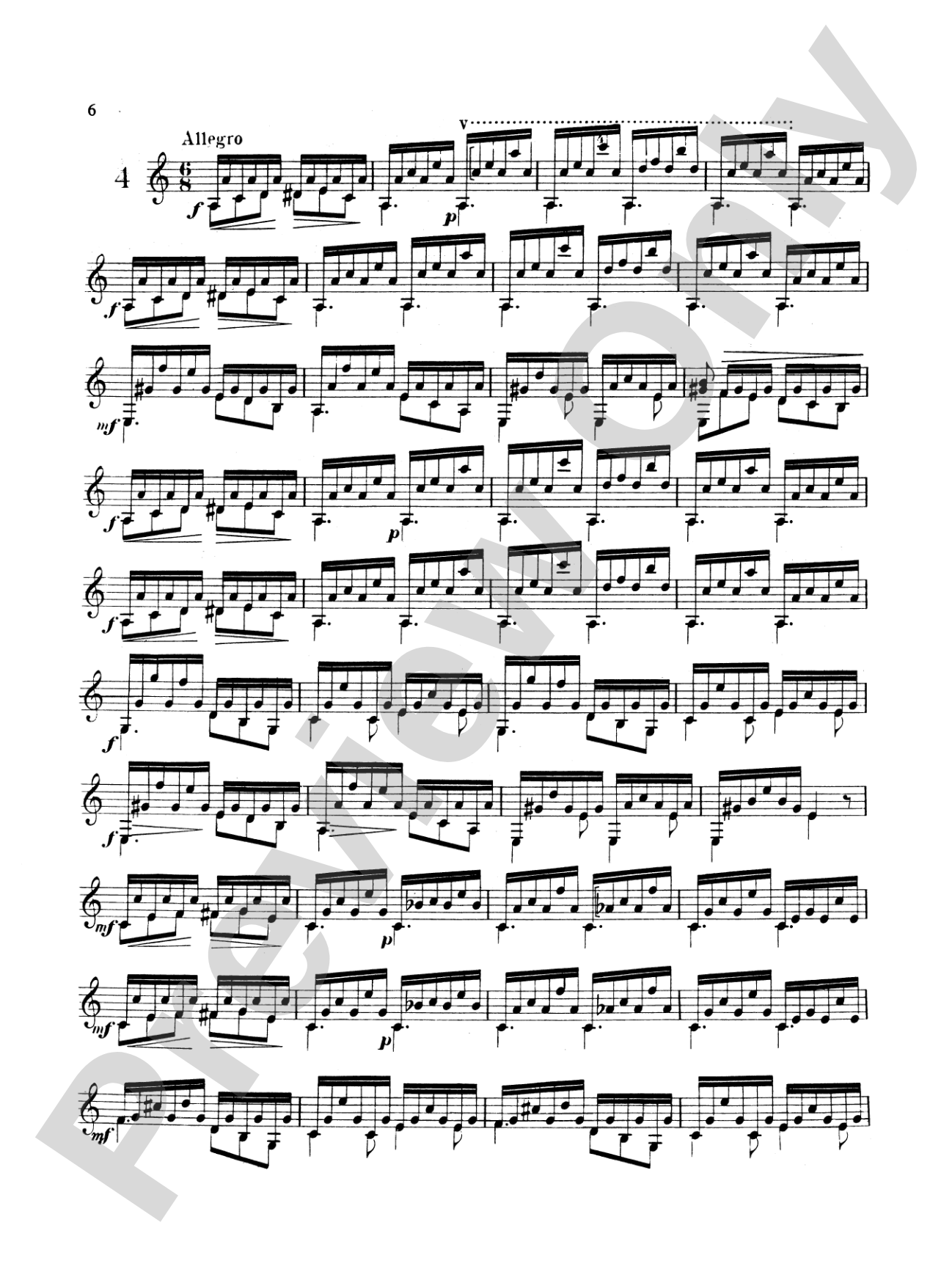 Carcassi & Sor: Easy Classic Guitar Solos: Guitar Book