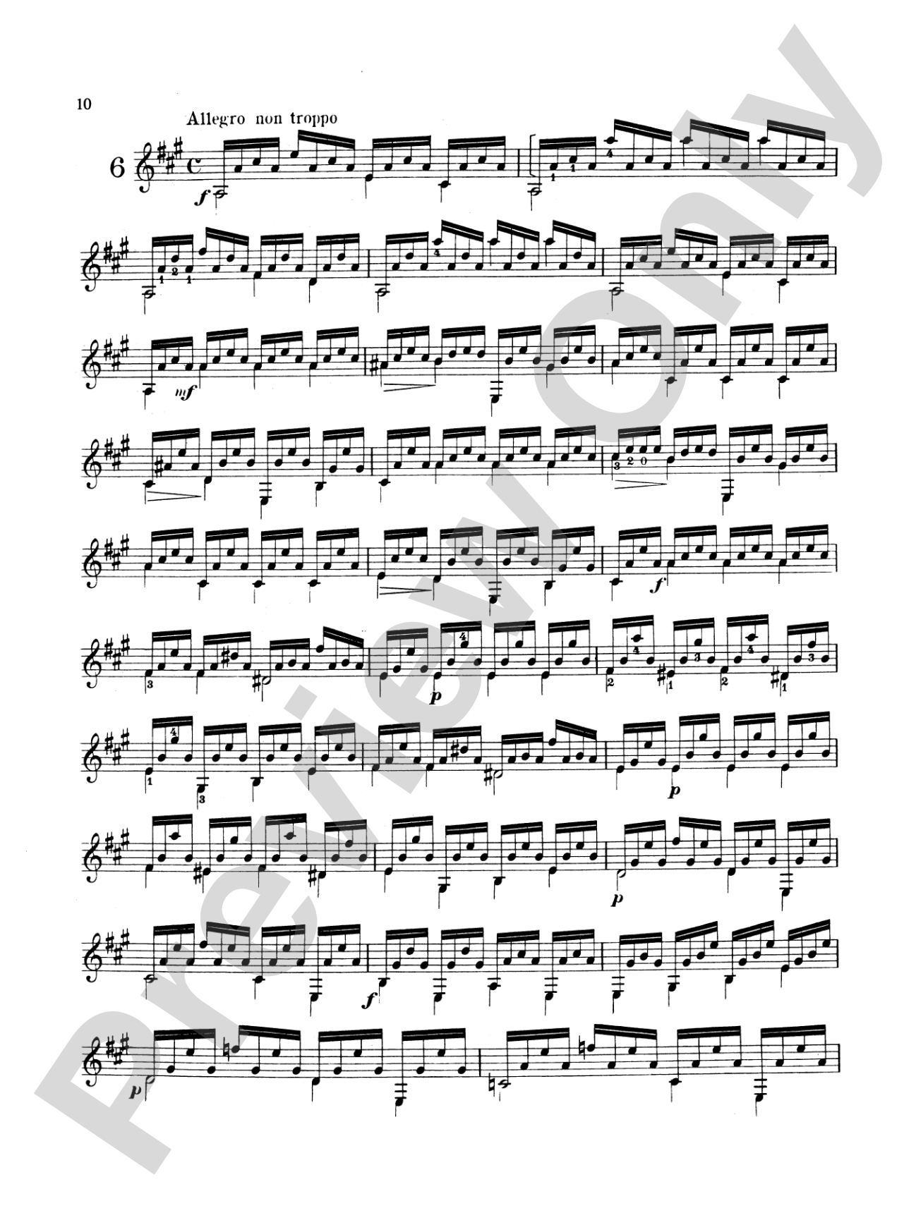 Carcassi & Sor: Easy Classic Guitar Solos: Guitar Book