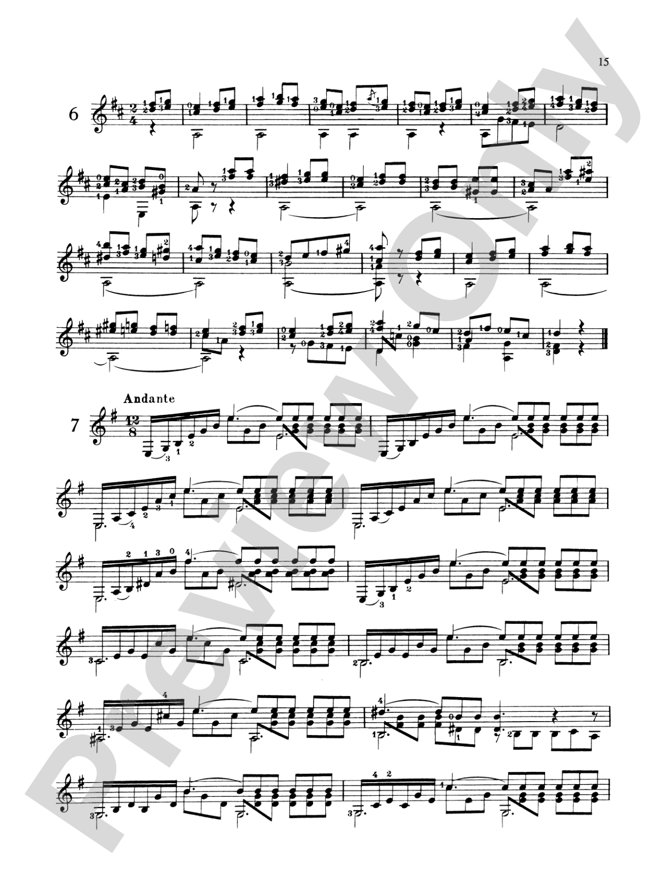 Carcassi & Sor: Easy Classic Guitar Solos