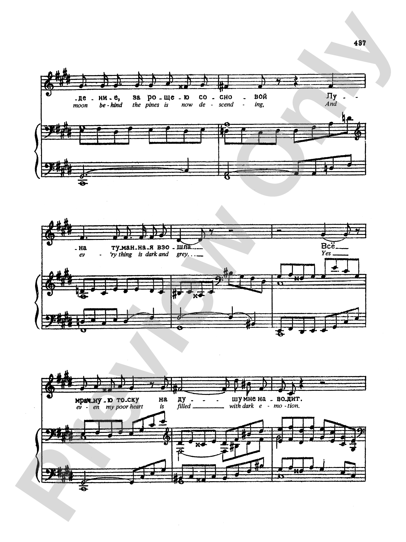 Rimsky-Korsakov: Songs, Volume VI (Russian/English)