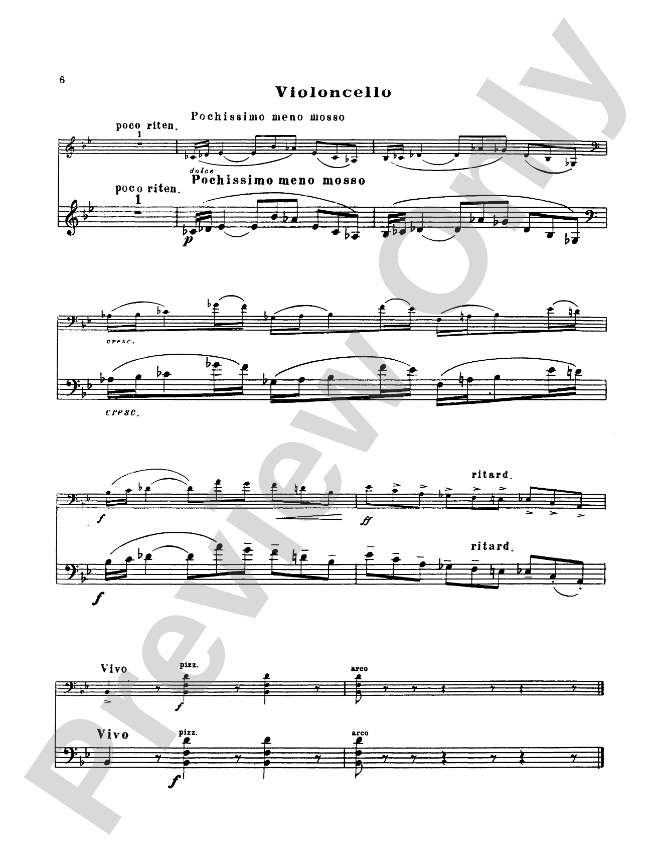 Rimsky-Korsakov: Serenade, Op. 37: Cello Book